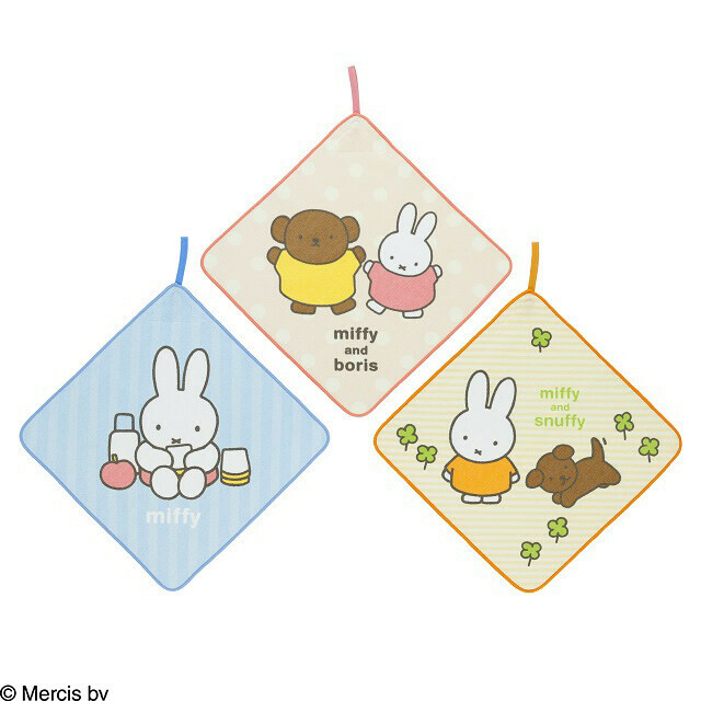 日本卡通抹手方巾(3枚入)28x28  (非日本製)