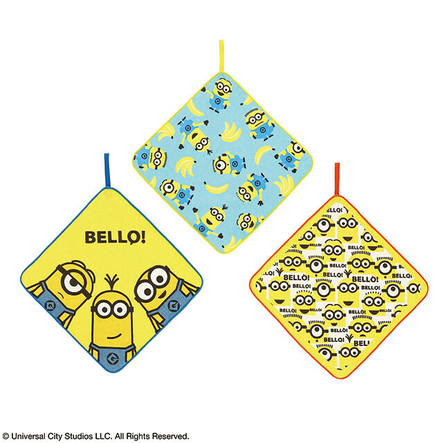 日本卡通抹手方巾(3枚入)28x28  (非日本製)