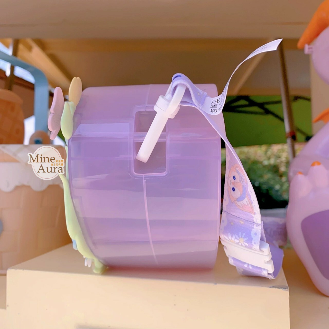 春日 達菲 Duffy 與好友們系列 玲娜貝兒 Lina bell 愛心造型 爆米花桶 -上海迪士尼樂園