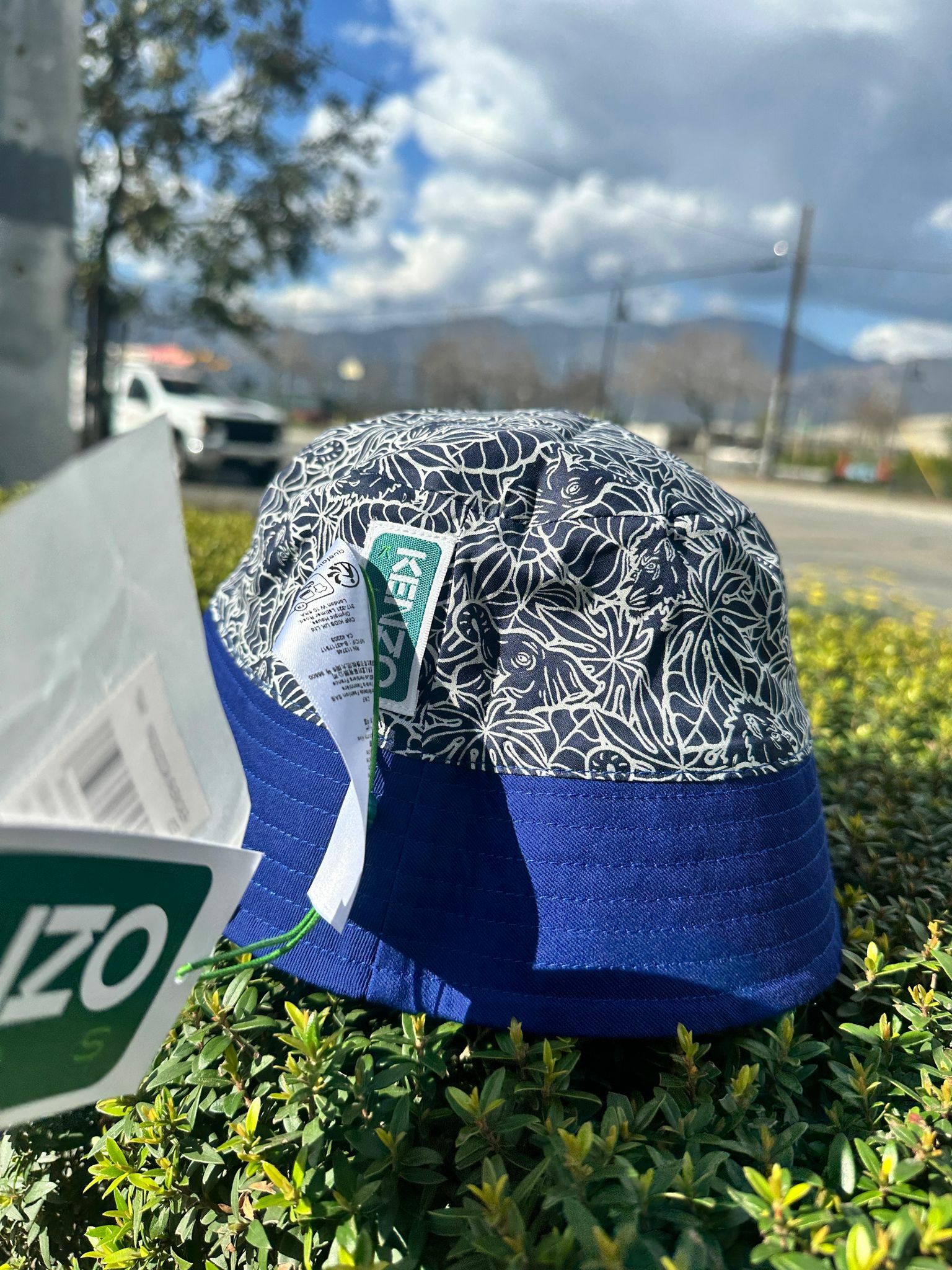 【現貨】KENZO Cotton Logo G030715 童裝漁夫帽