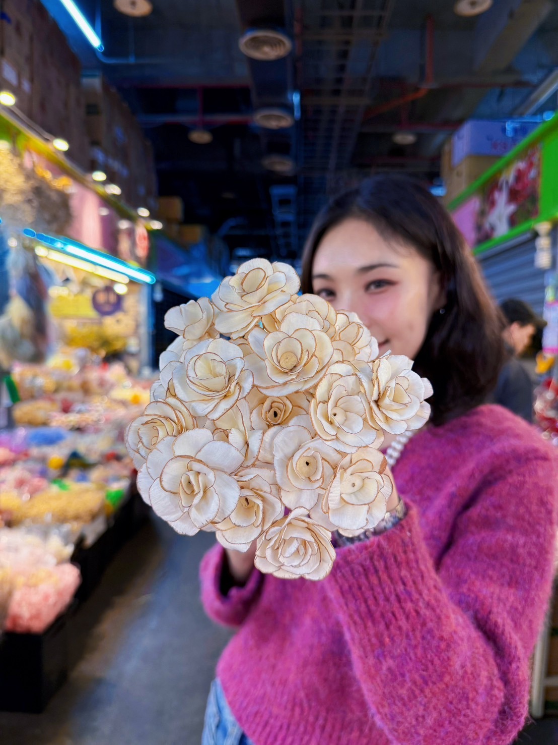 乾燥山嵐玫瑰索拉花