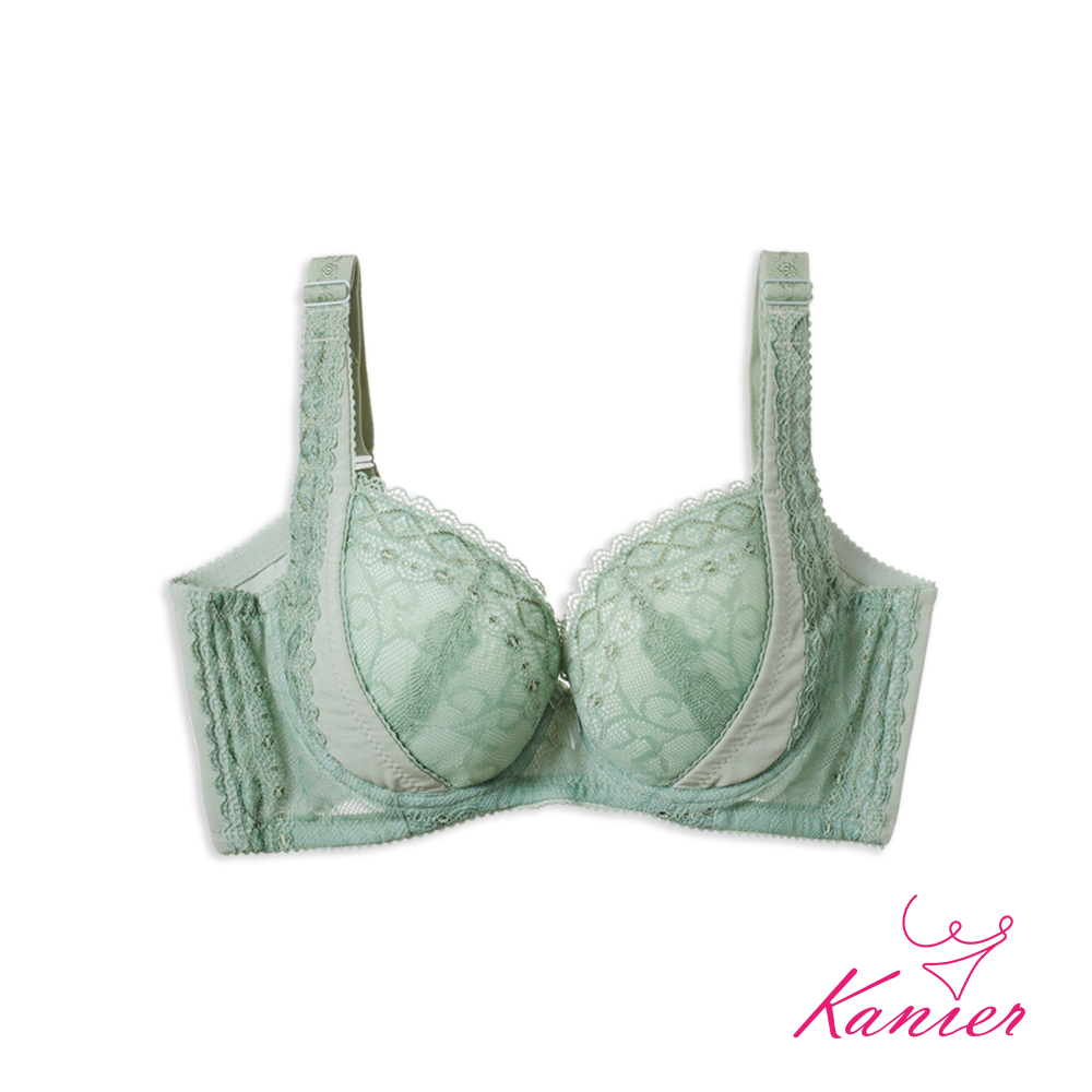 【Kanier卡妮兒】女神維納斯的秘密 外月牙機能型內衣【2368 抹茶綠  -B / C / D罩杯】