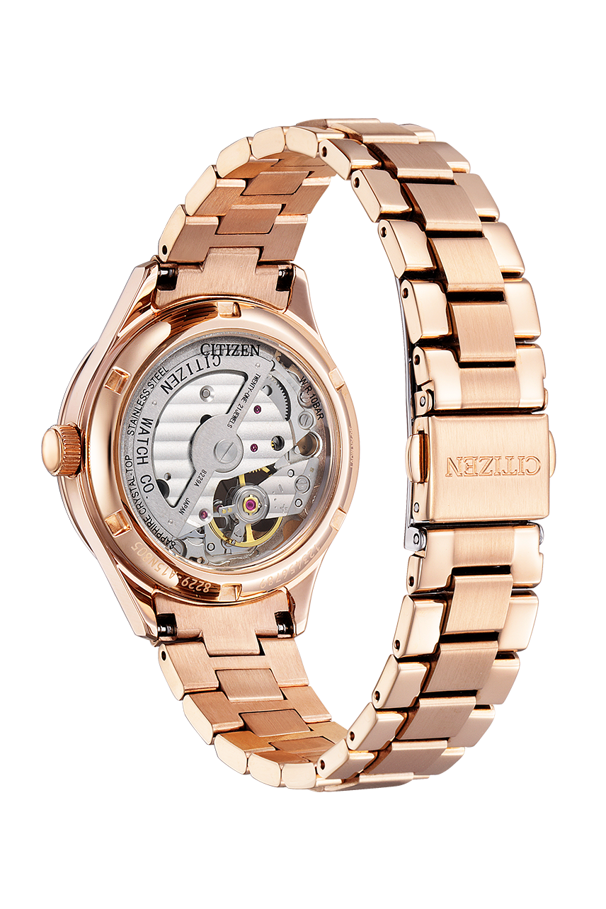 CITIZEN 星辰 Watch Limited Edition Mechanical Watch Open Heart Waterproof Cherry PC1017-88Y Women's Cherry Blossom Pink 櫻花 限量版機械錶 敞開心扉 防水女士手錶