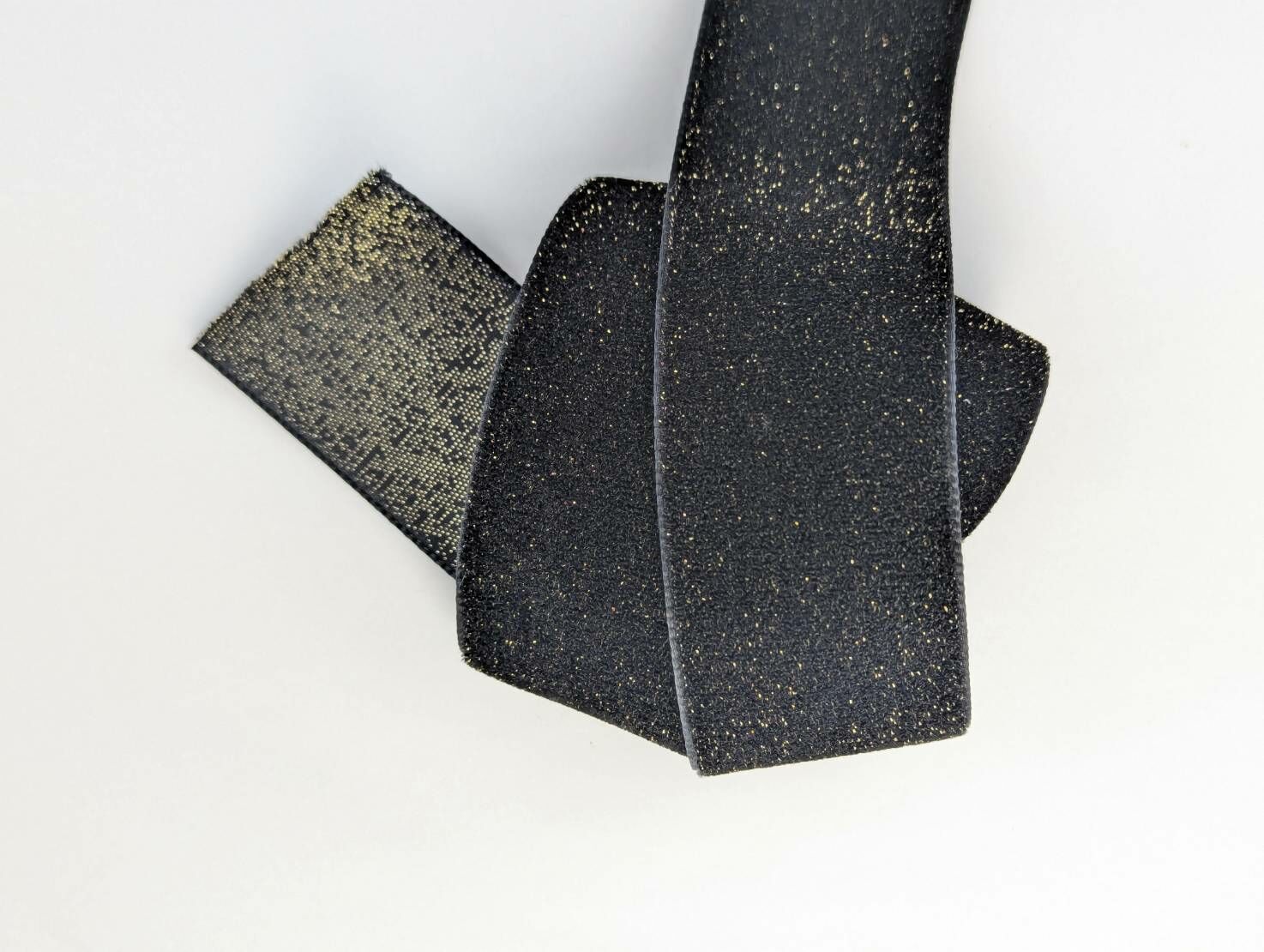 Kuny瑞士天鵝絨帶/金點織紋_兩種寬度