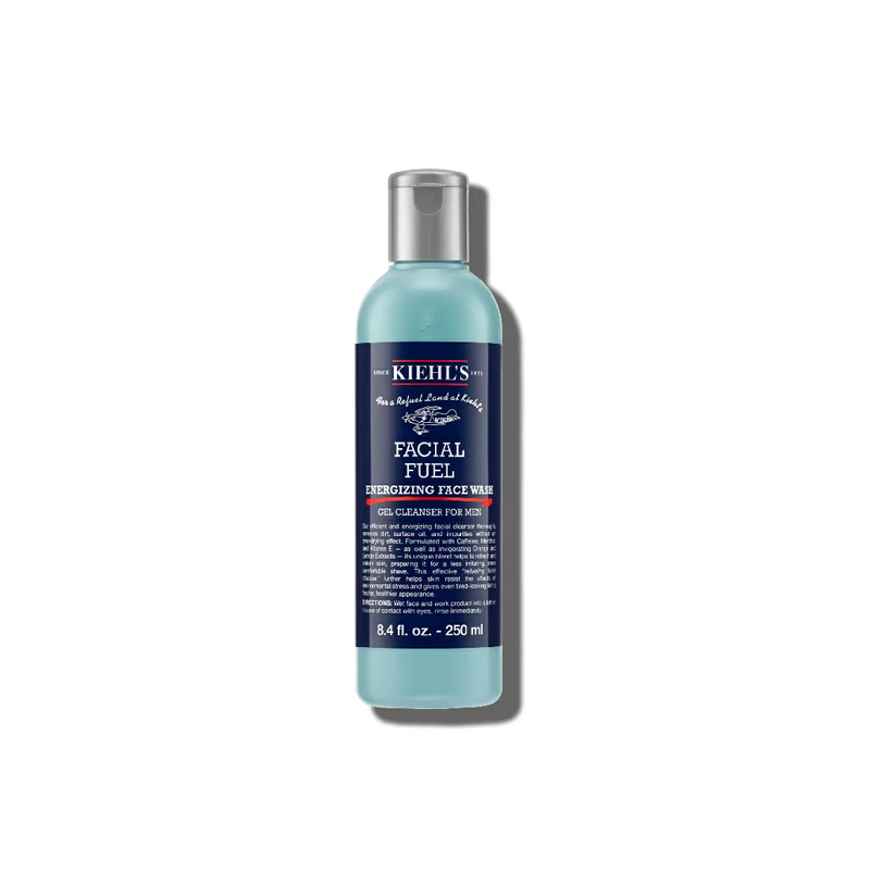 Kiehl's Facial Fuel Energizing Face Wash Gel Cleanser For Men 250ml