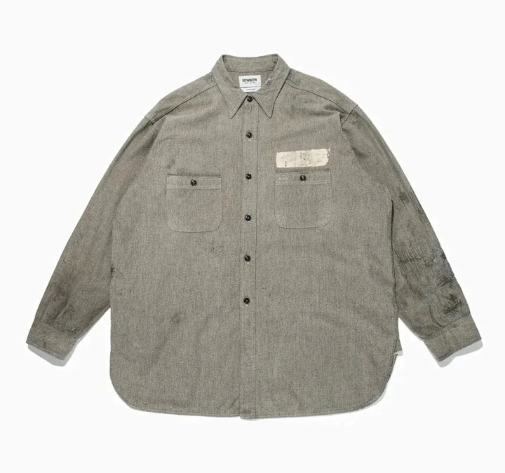 BOWWOW PRISONER BLACK CHAMBRAY SHIRTS - PRE ORDER ITEM (預訂中)
