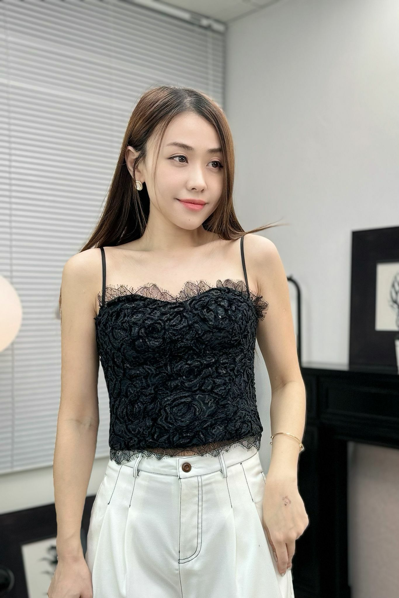 TOP#6935 🤍改裝華麗背心