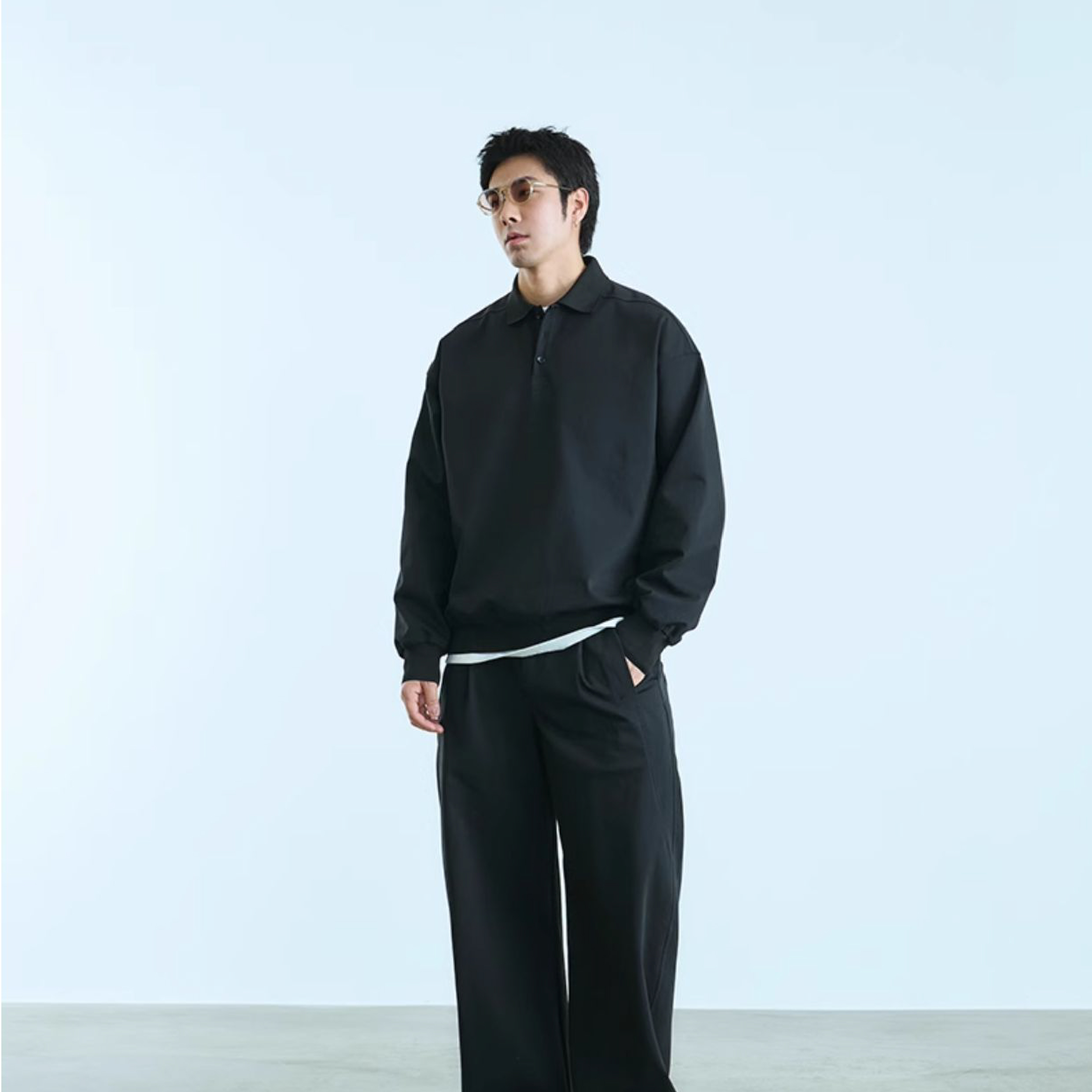 TANOXI Roman Cotton Polo LS 羅馬棉Polo衫 [TNX-JS06]