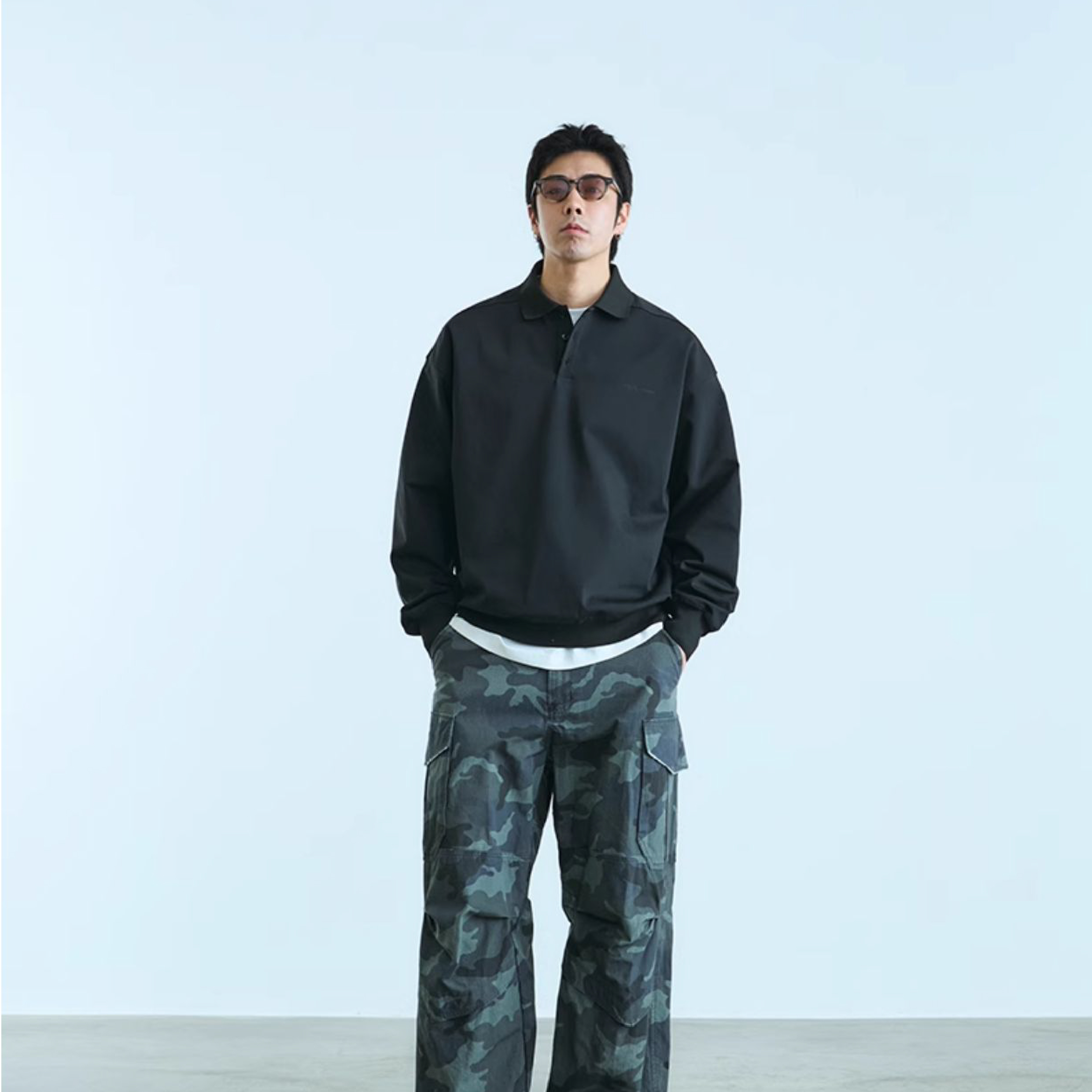 TANOXI Roman Cotton Polo LS 羅馬棉Polo衫 [TNX-JS06]