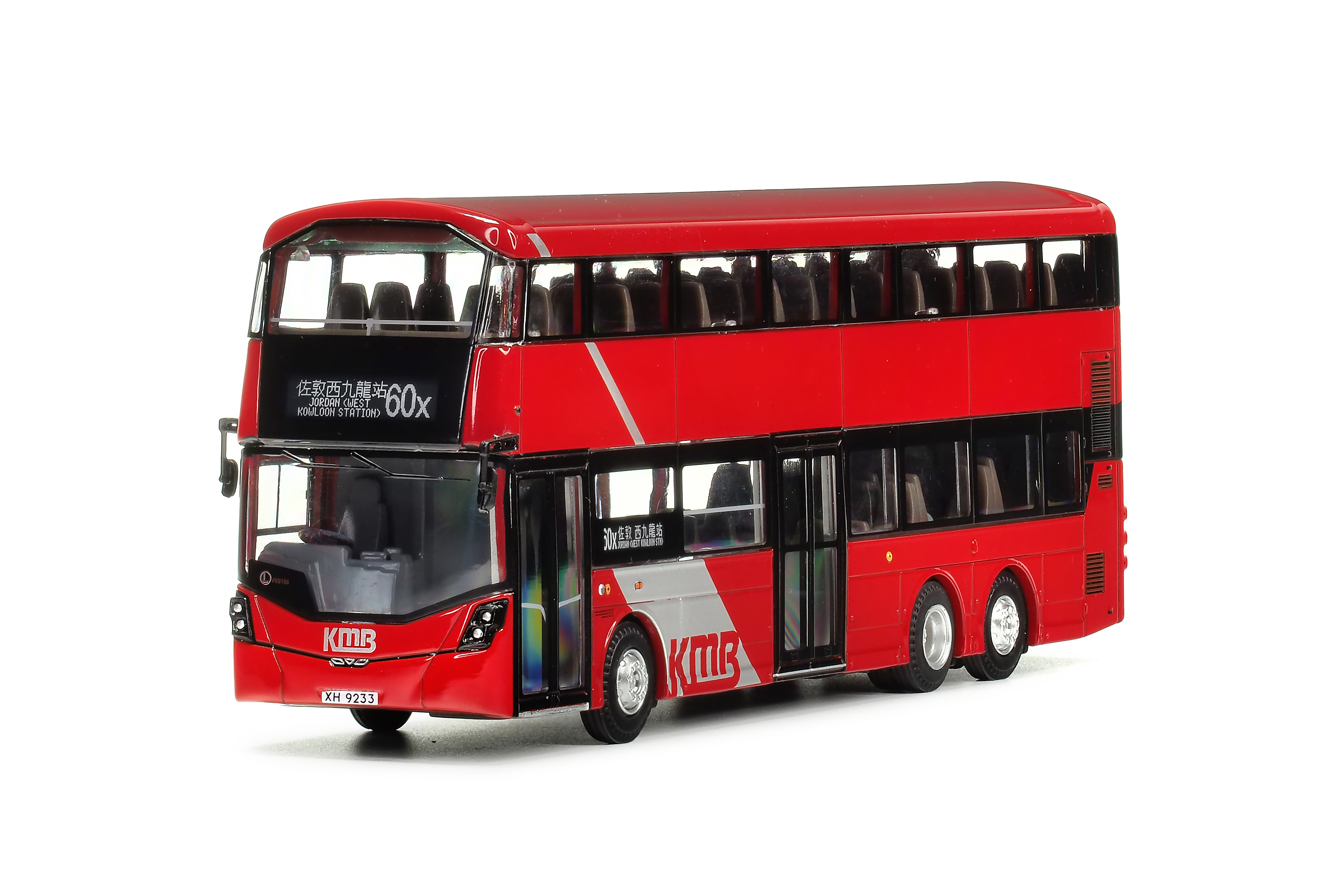 KMB2025033 1:64 九巴富豪B8L前衛雙子星三型歐盟六代12米 (60X)