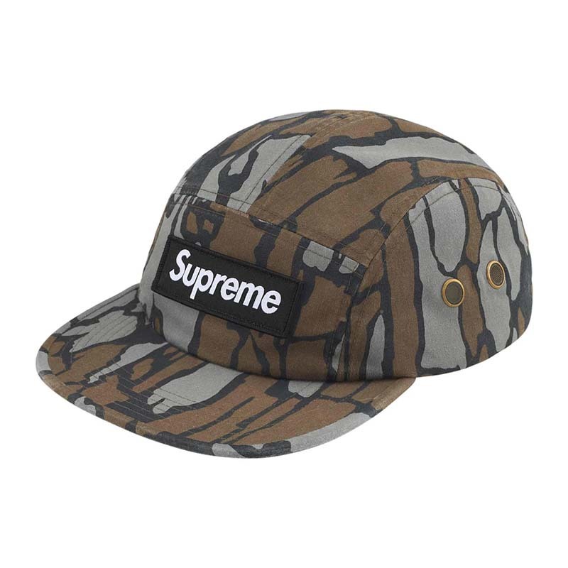 SUPREME MILITARY CAMP CAP TREBARK CAMO 帽子迷彩SS25H33-T