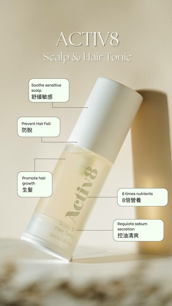 [Doctor's formulas] ACTIV8 Scalp & Hair Tonic 30ml-H5