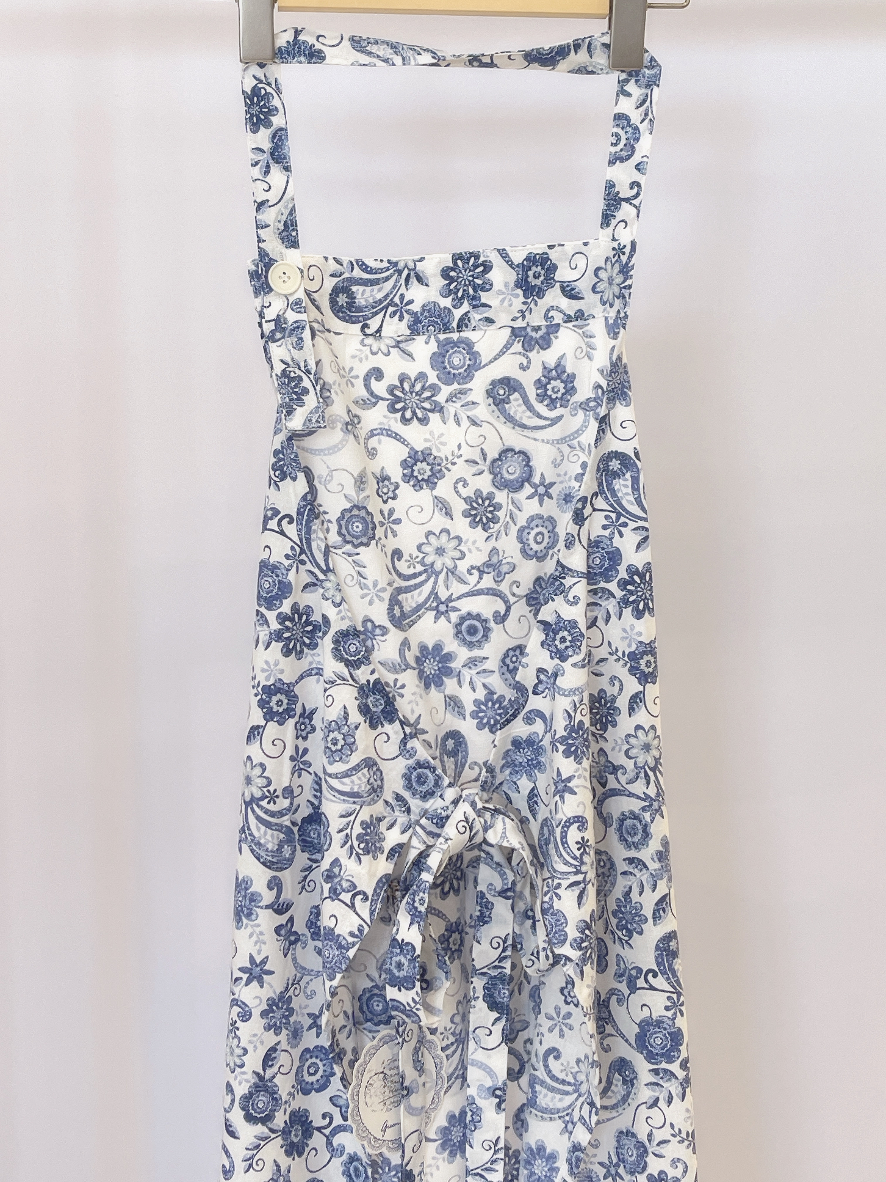 日系藍彩圍裙