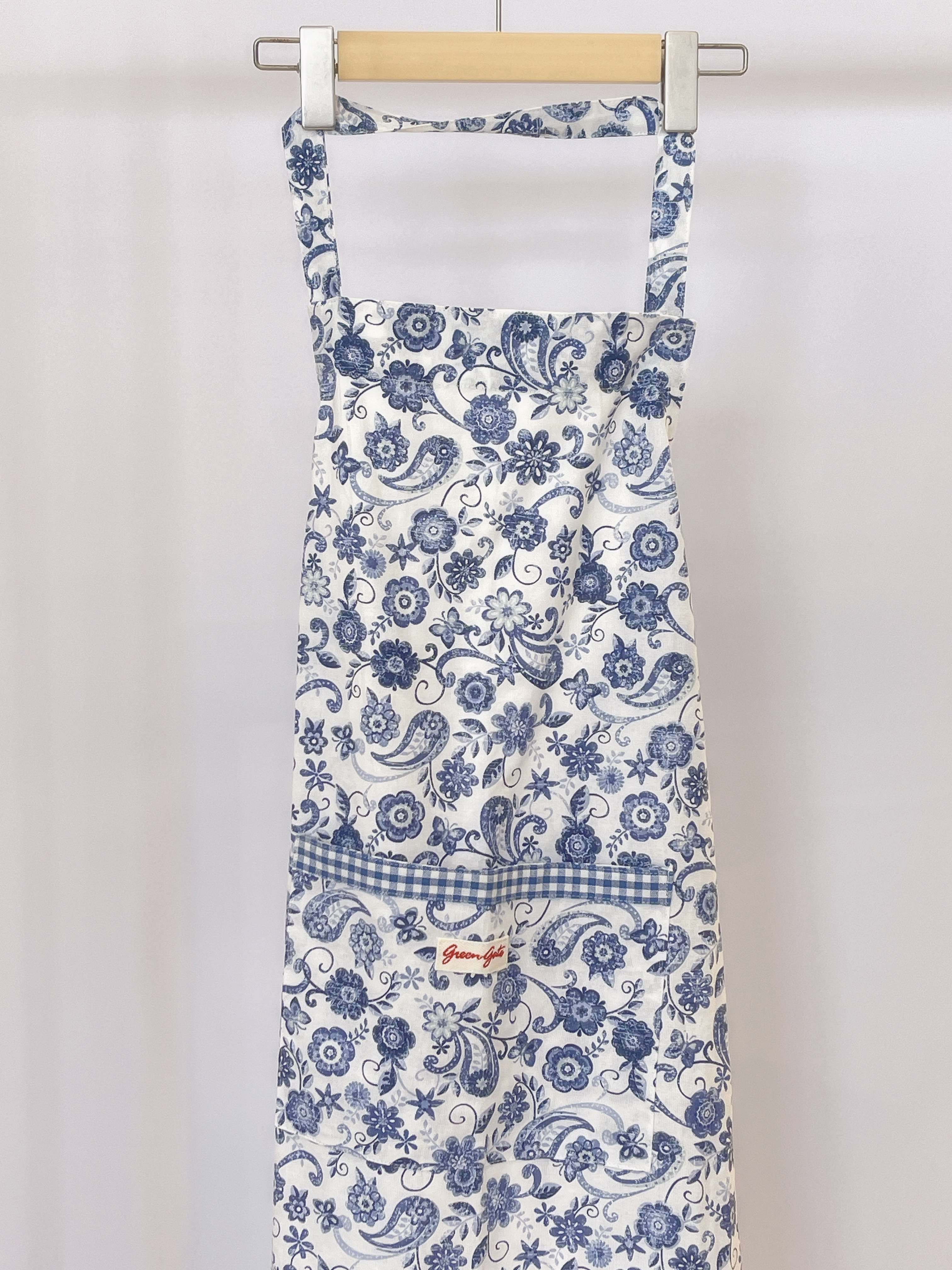 日系藍彩圍裙