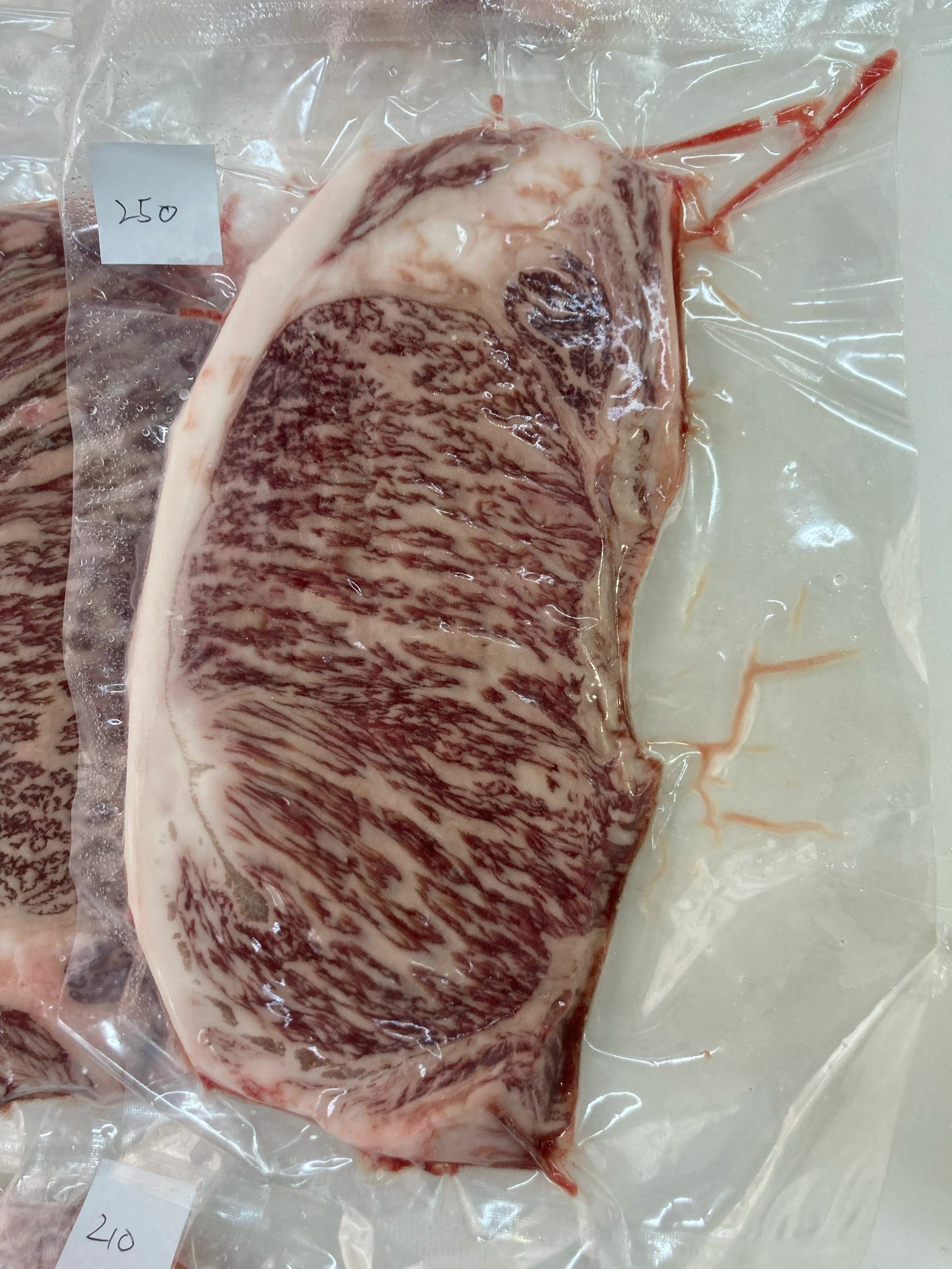 A5日本鹿兒島産黒毛和牛西冷扒 -- 每塊