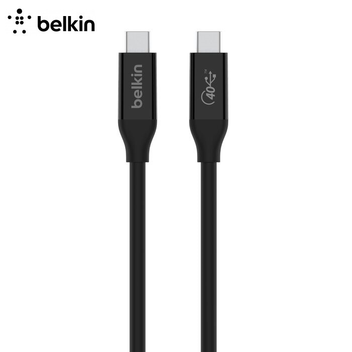 Belkin USB4 Type-C 快速連接線 INZ001bt0.8MBK 0.8m