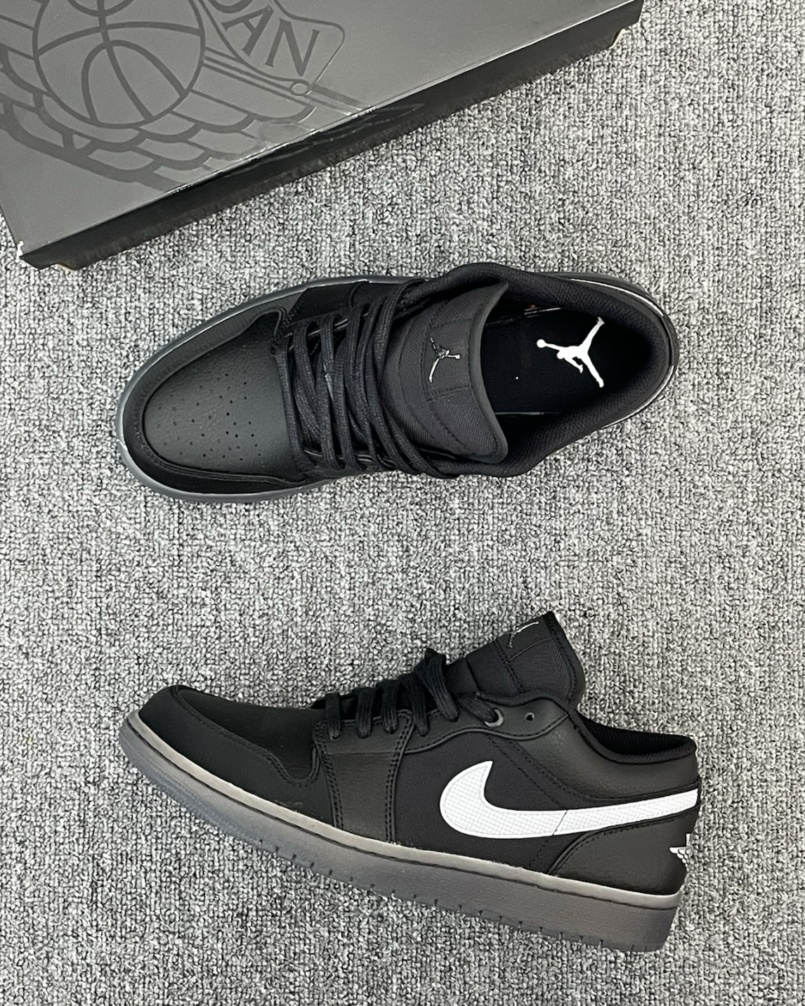 [緊急開團先付款] 男鞋 NIKE AIR JORDAN 1 LOW SE 黑武士 黑魂 反光3M勾 黑白 復古 果凍底  低筒 休閒鞋【HV5968-001】AJ1