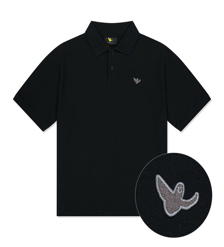 【直播】小飛人 LL030802 小LOGO 有領短袖上衣