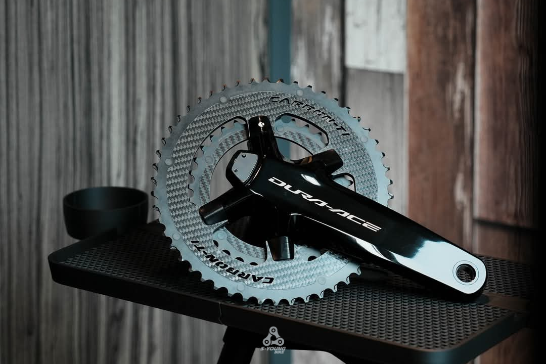 輕量必改【Carbon-Ti】X-CarboRing EVO 超輕量碳纖維齒片 - 大盤/小盤（多款齒數）