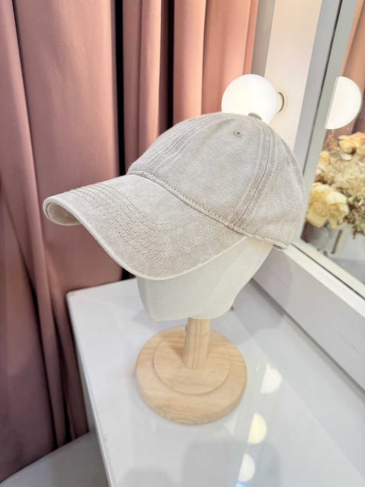 『杏』素面復古棒球帽