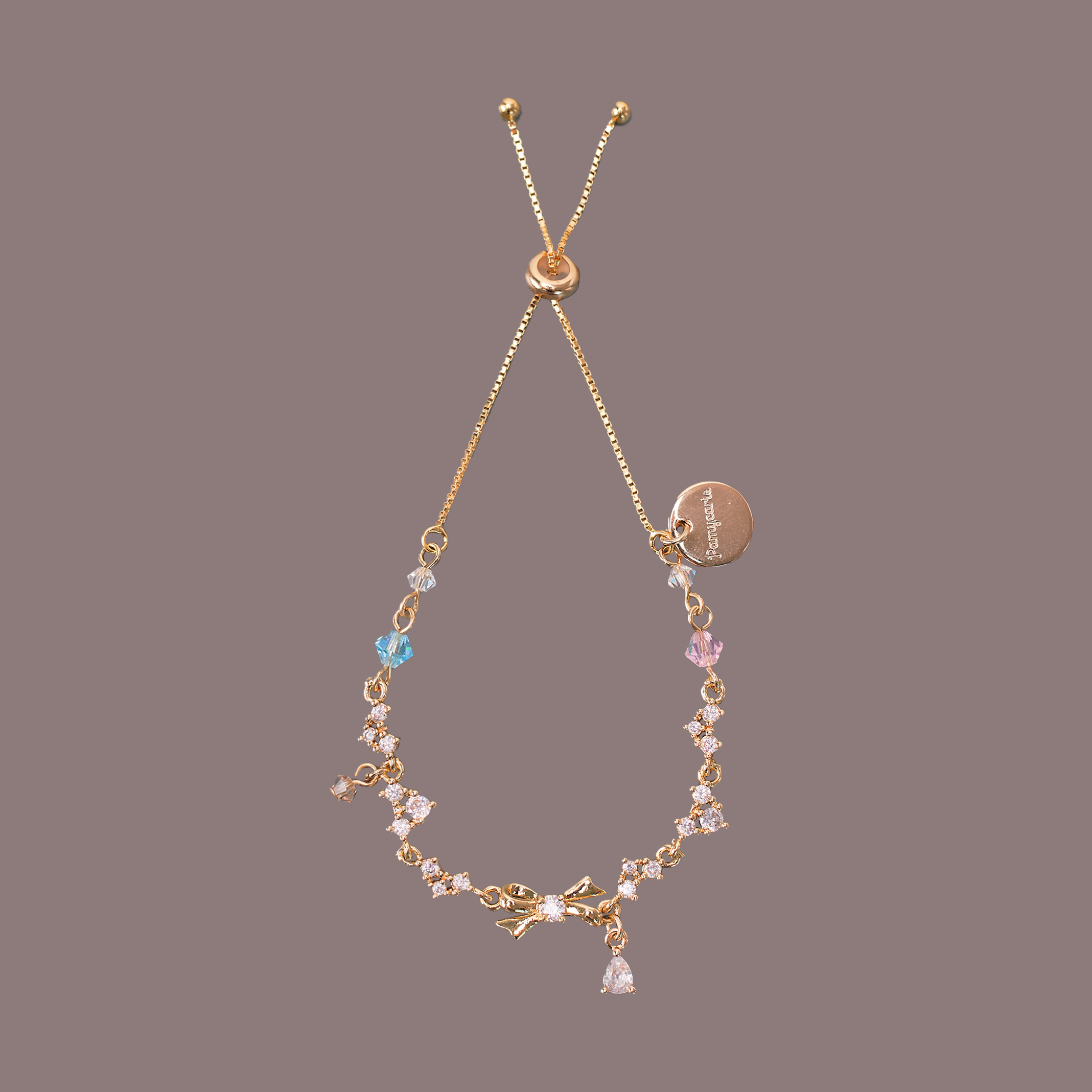 The Dawn Drop Gold-plated S925 Adjustable Essential Bracelet