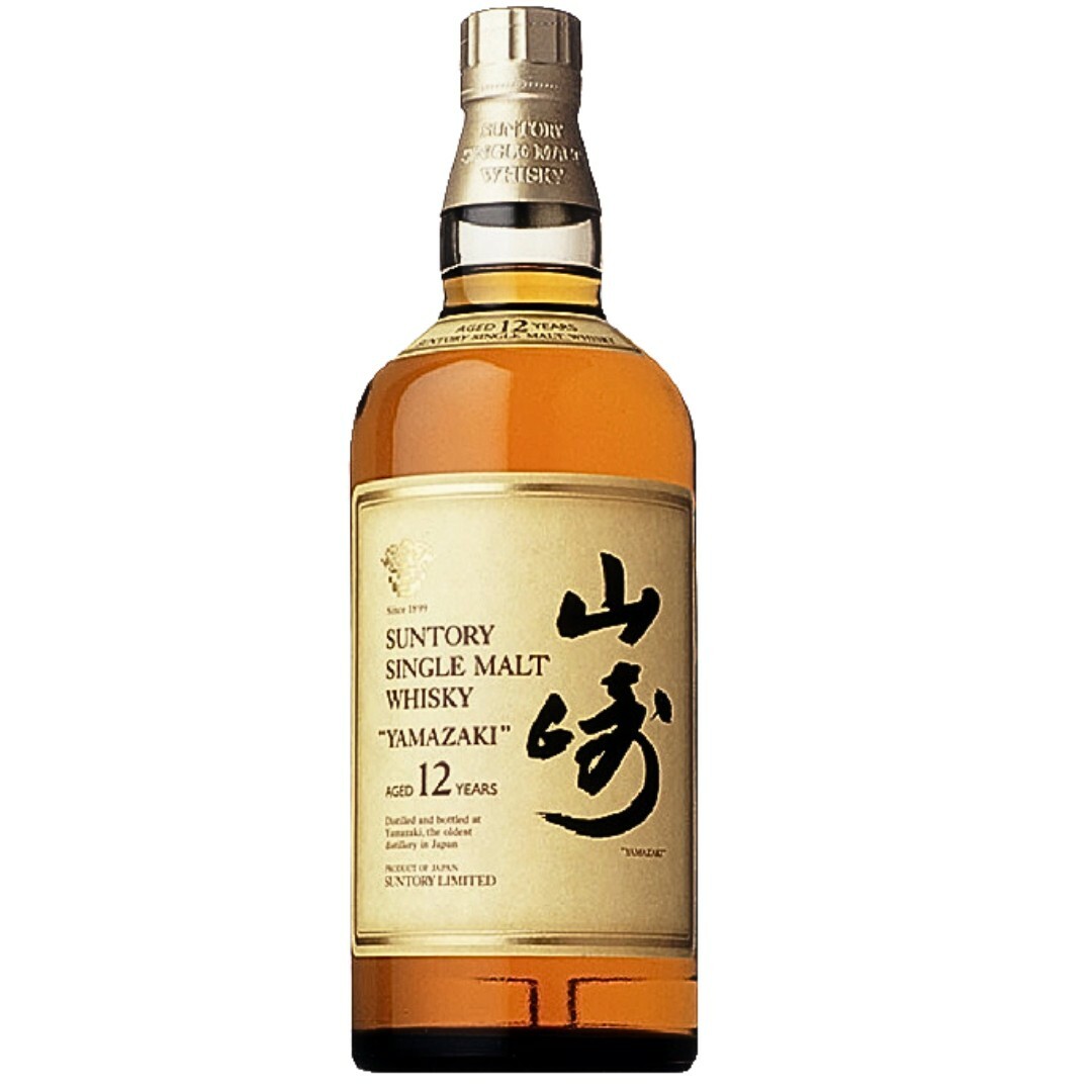 三得利 山崎 12年 金花 單一麥芽威士忌 700ml (無盒)