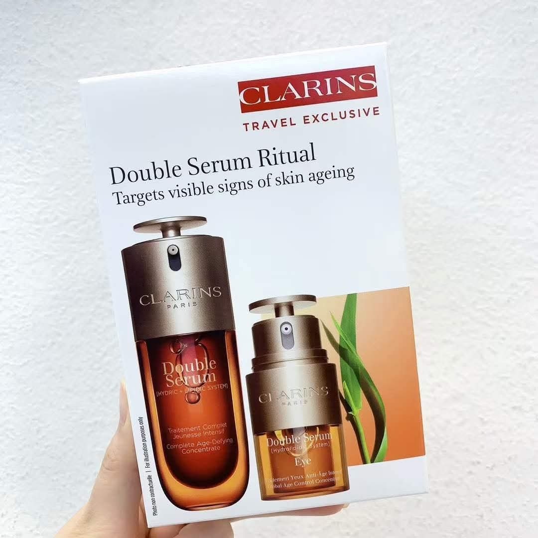 Clarins 雙萃精華眼霜兩件套