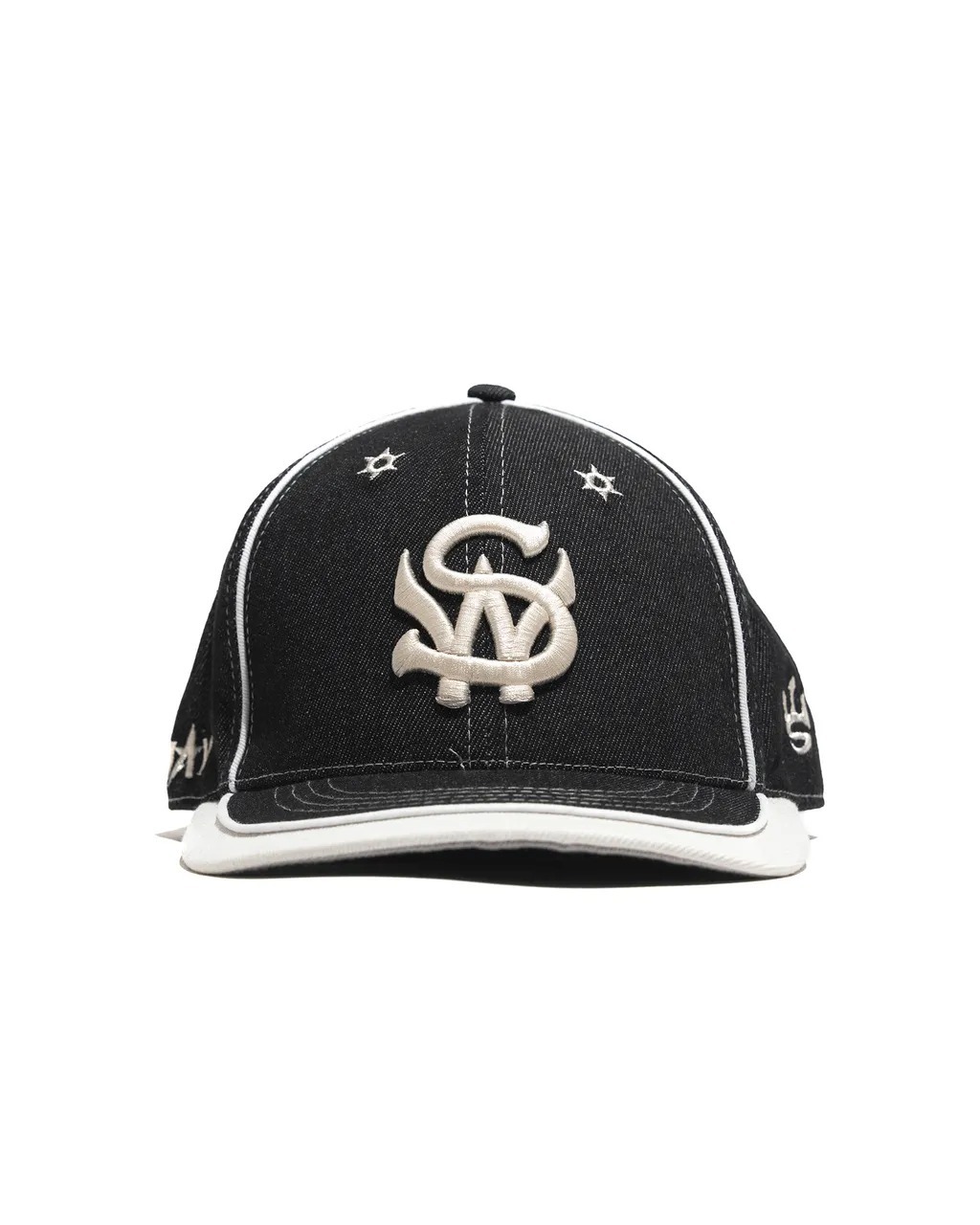 Sway the Don / "Chocolate" Crown Denim Fitted Cap