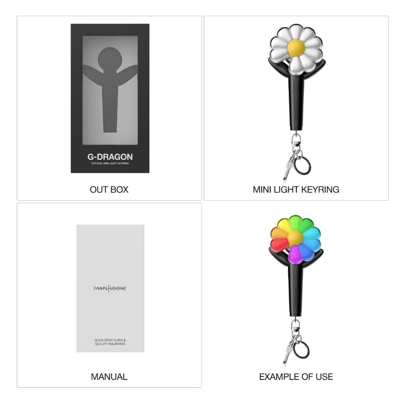 <線上SALE❤️‍🔥>  權志龍 G-Dragon 官方手燈鑰匙圈 Ubermensch