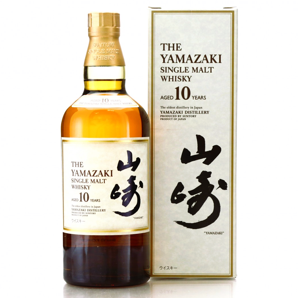 三得利 山崎 10年 白標 單一麥芽威士忌 700mL (附盒)