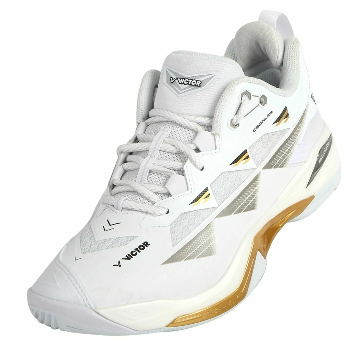 VICTOR C09NLite 白金色 羽毛球鞋 （24cm）