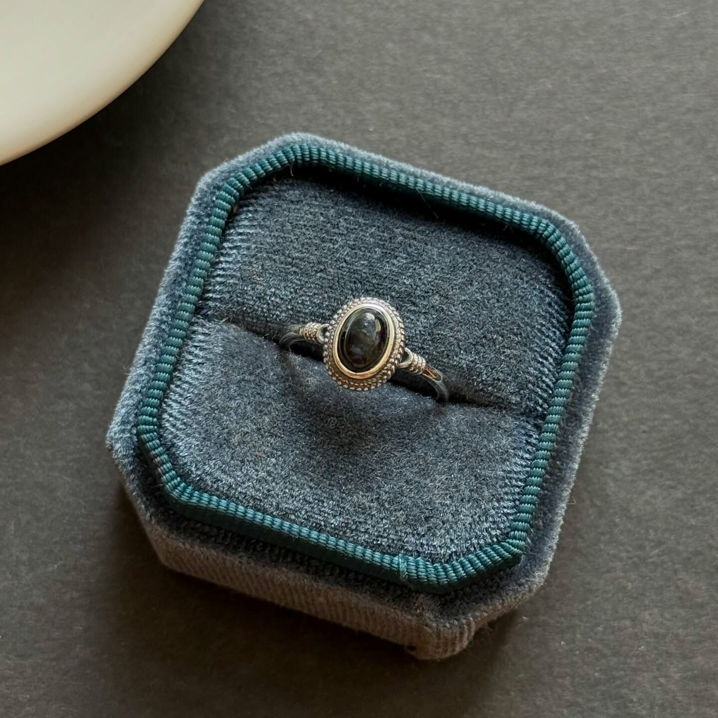 [原石] 藍彼得石 925銀戒指