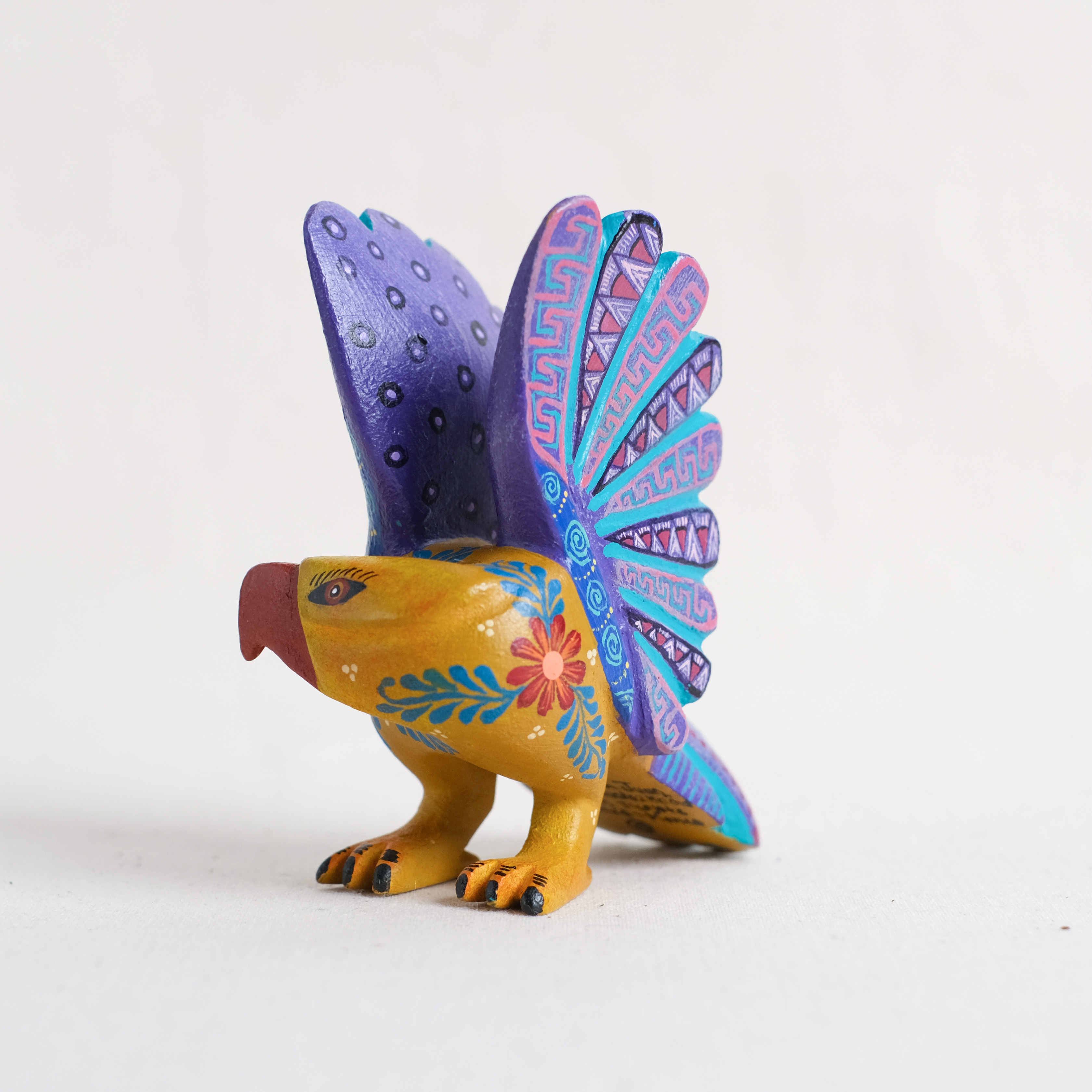 神獸手工木雕｜Aguilas 01｜墨西哥