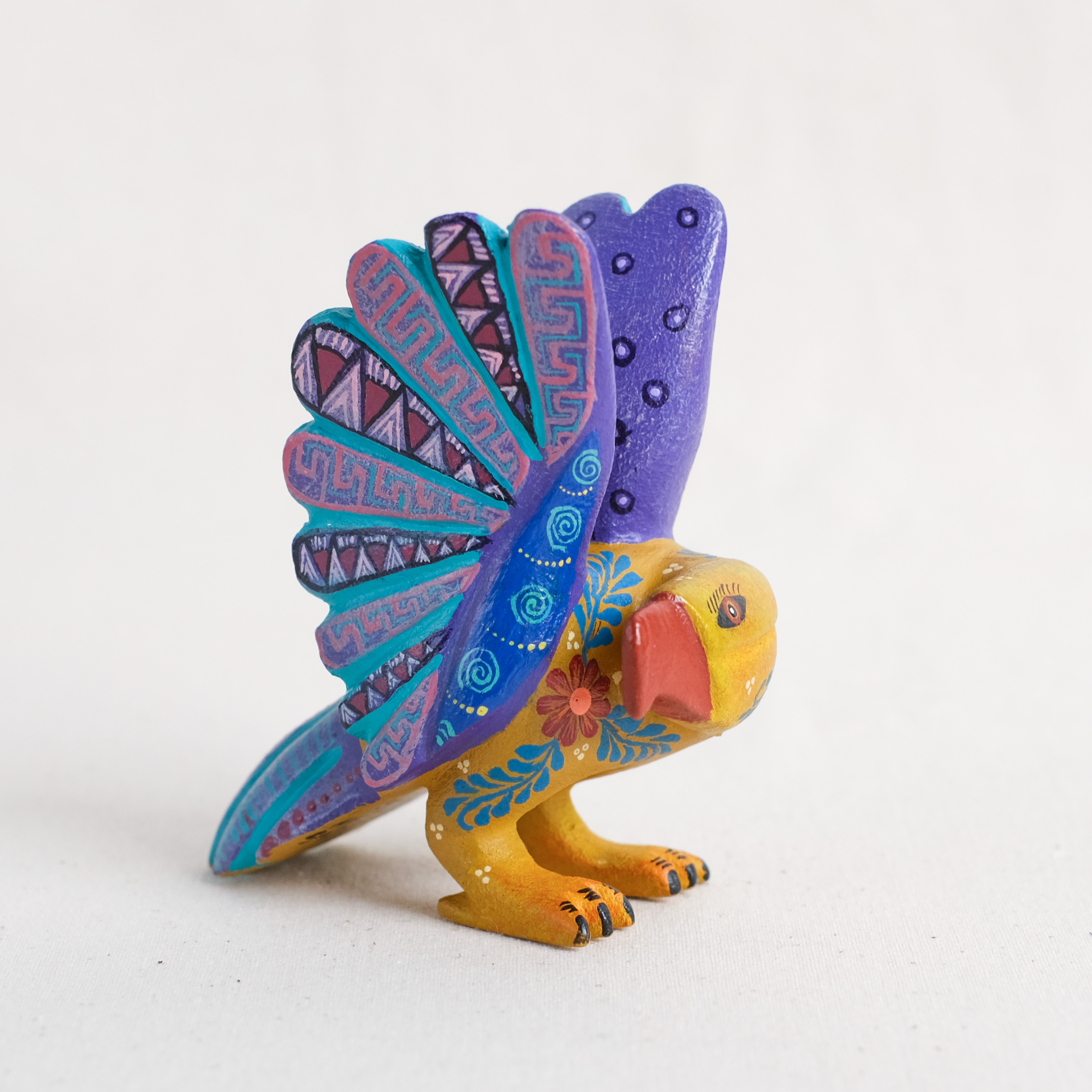 神獸手工木雕｜Aguilas 01｜墨西哥