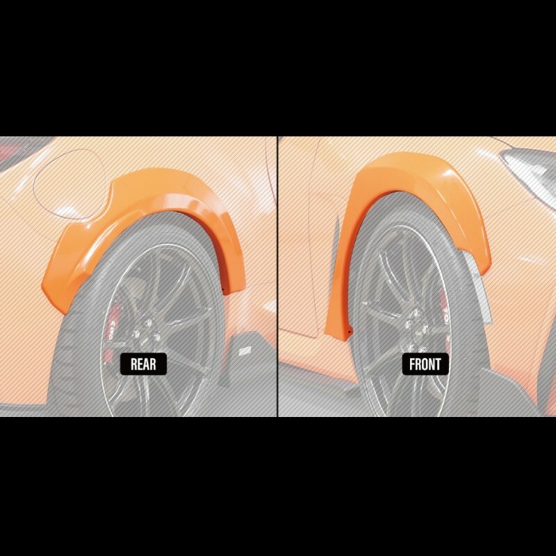 TOM'S wide over fender kit toyota gr86 zn8 2022-