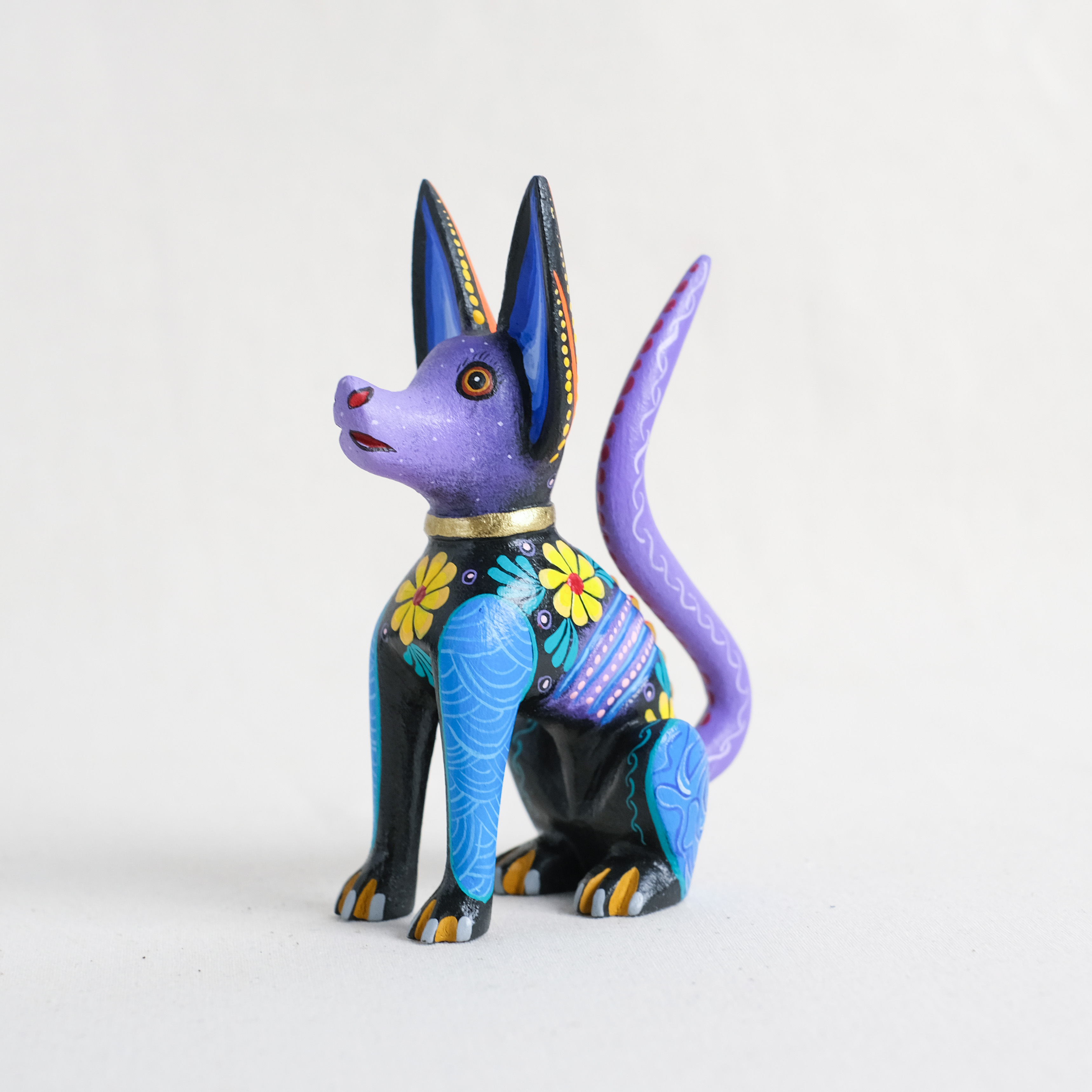 神獸手工木雕｜Perros 01｜墨西哥