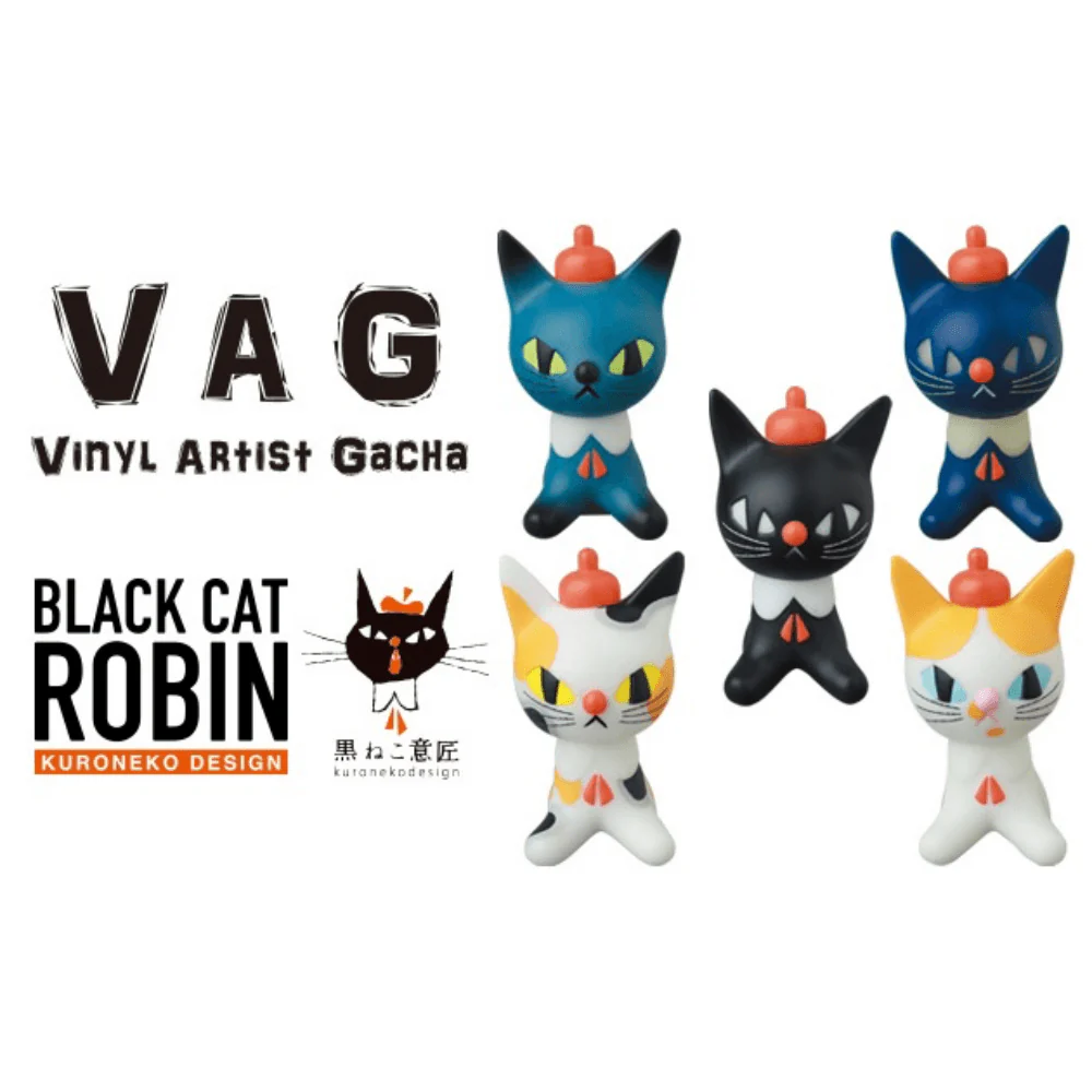 VAG (VINYL ARTIST GACHA) SERIES 31 BLACK CAT ROBIN【全5種セット】