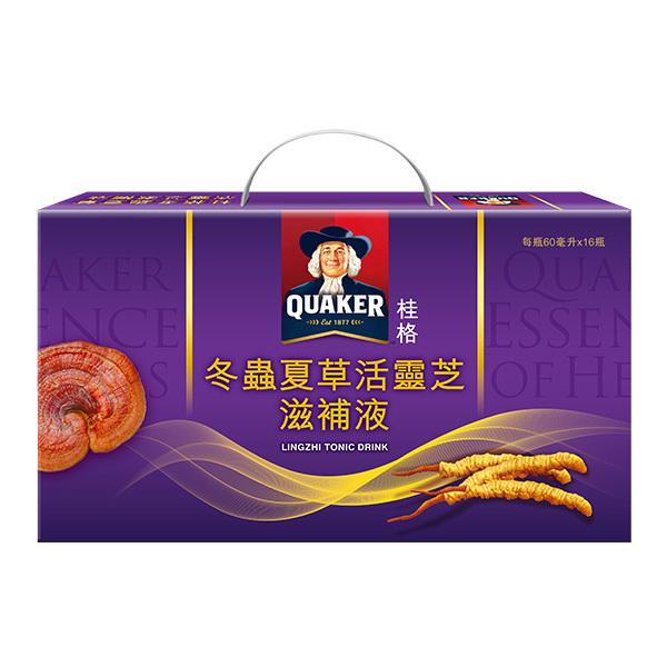 桂格 冬蟲夏草活靈芝60mlX16瓶