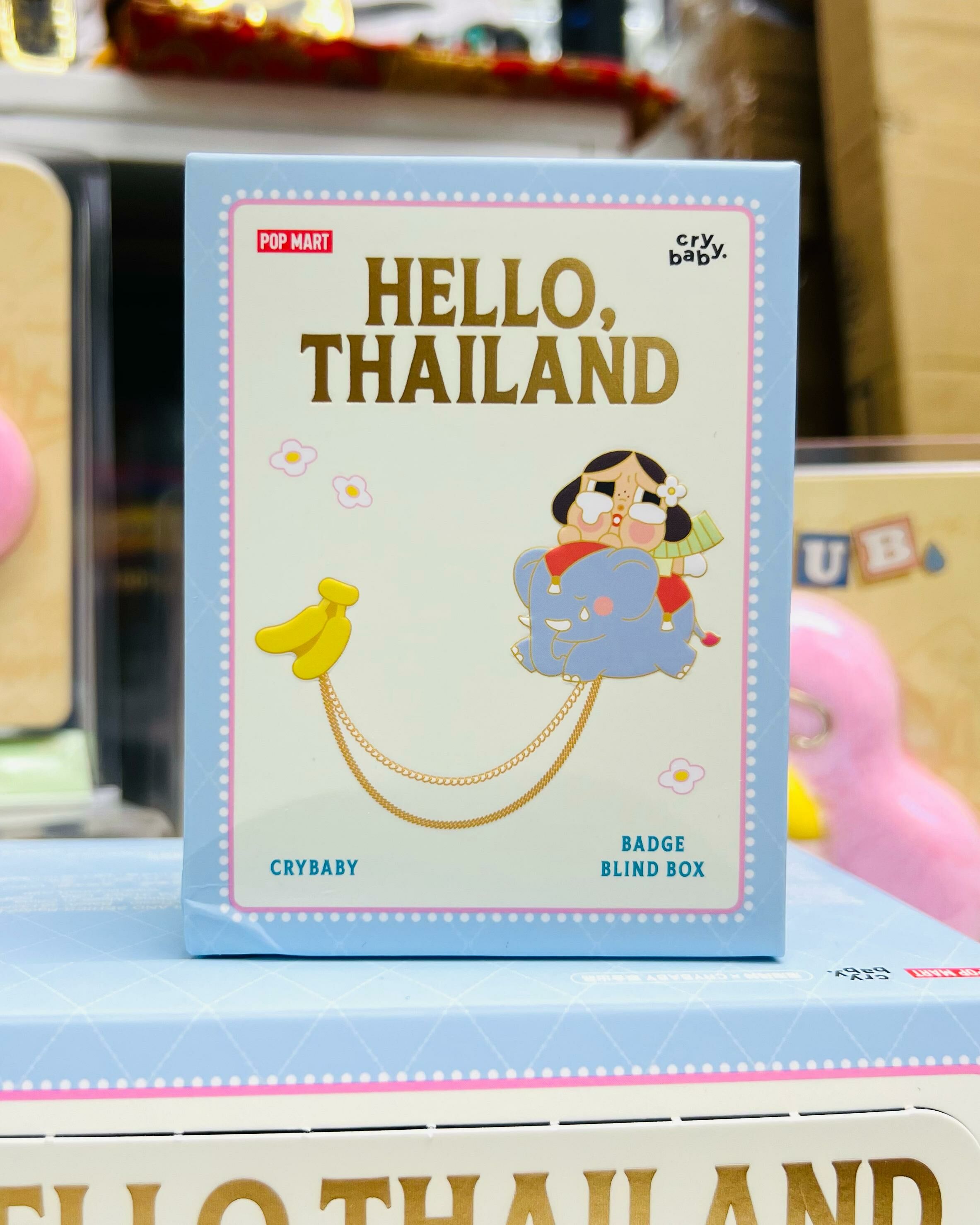CRYBABY HELLO THAILAND SERIES-Badge Blind Box  ( POPMART )