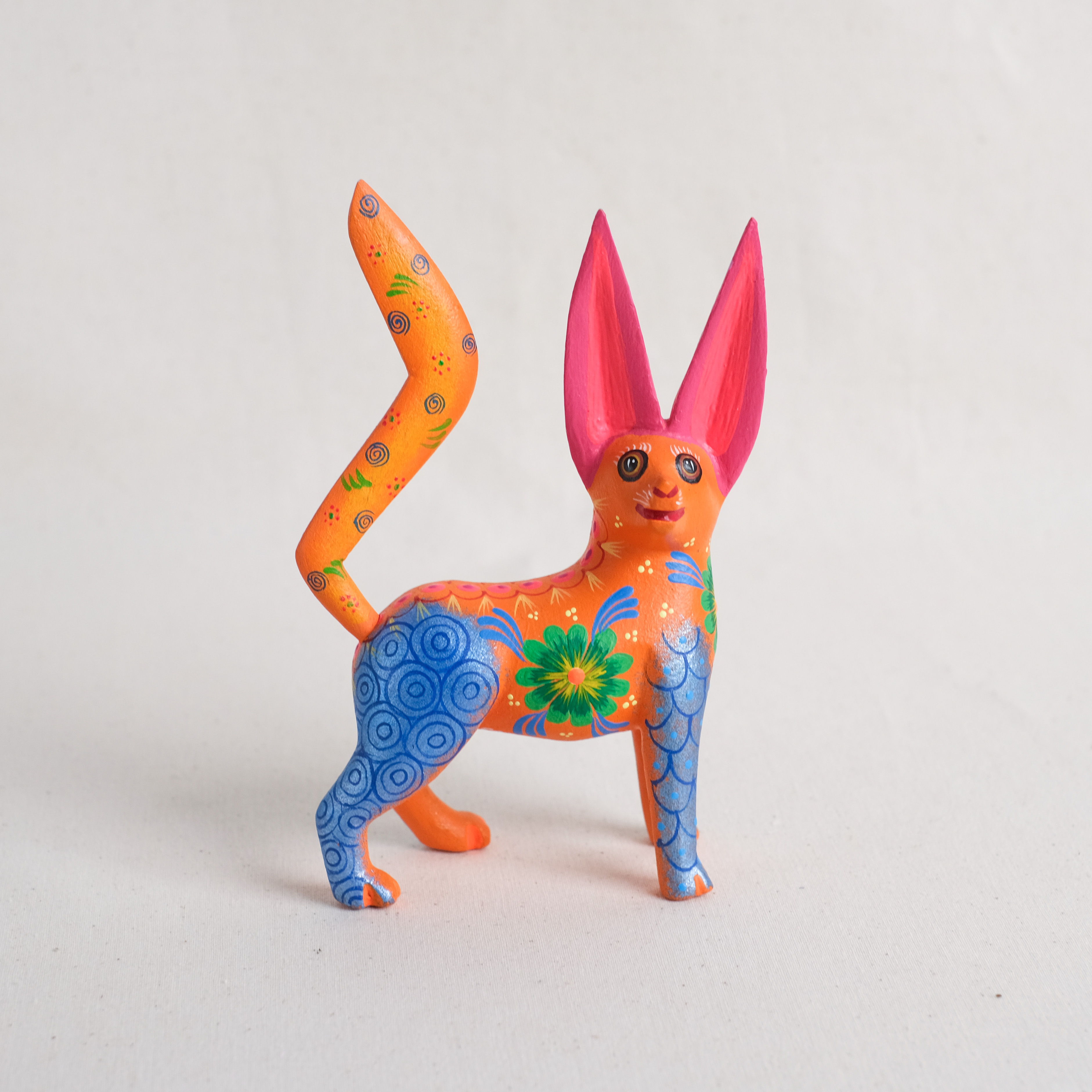 神獸手工木雕｜Perros 02｜墨西哥