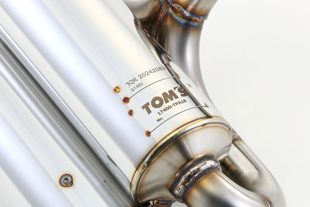 Tom's Barrel EXHAUST SYSTEM TOYOTA GR YARIS 2024-
