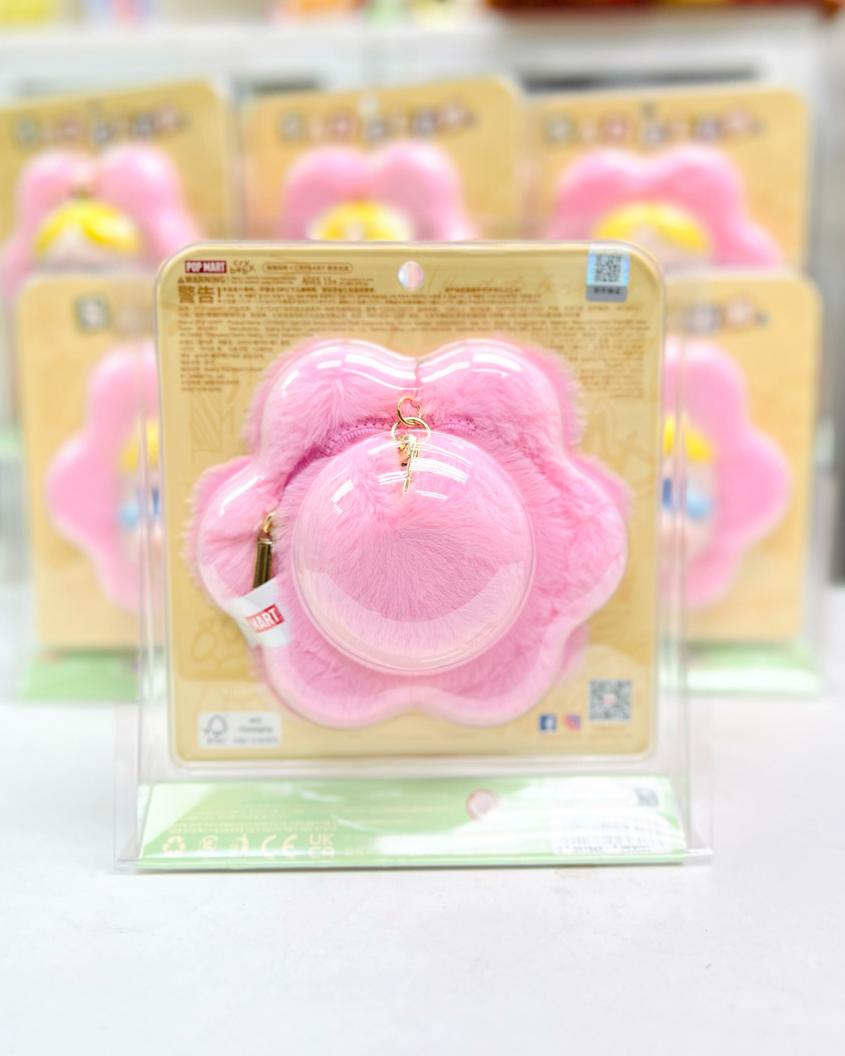 CRYBABY Sad Club Series-Silicone Plush Earphone Bag  ( POPMART )