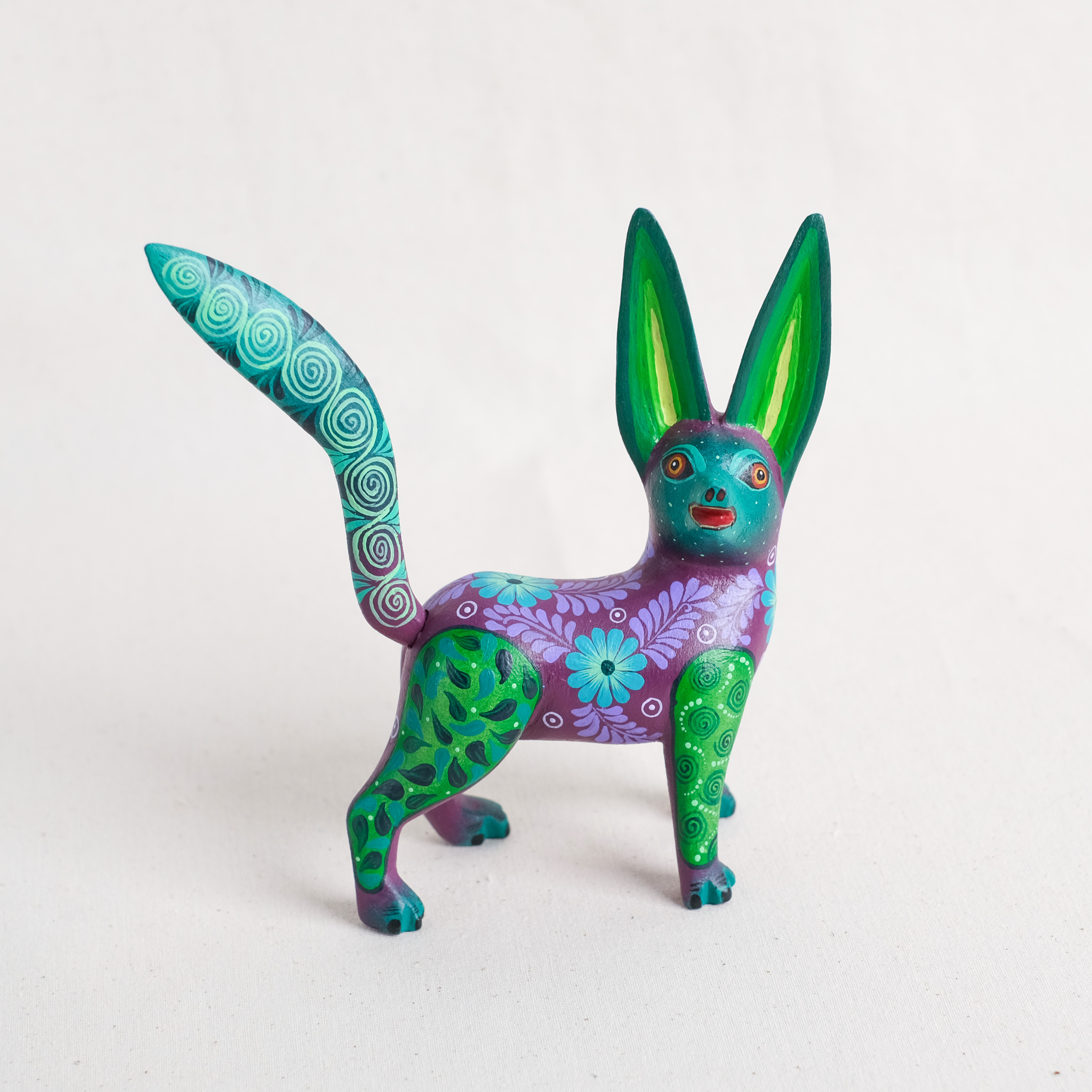 神獸手工木雕｜Perros 03｜墨西哥