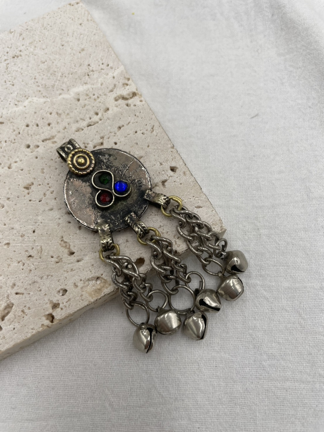 No.298圓形阿富汗鈴鐺墜飾