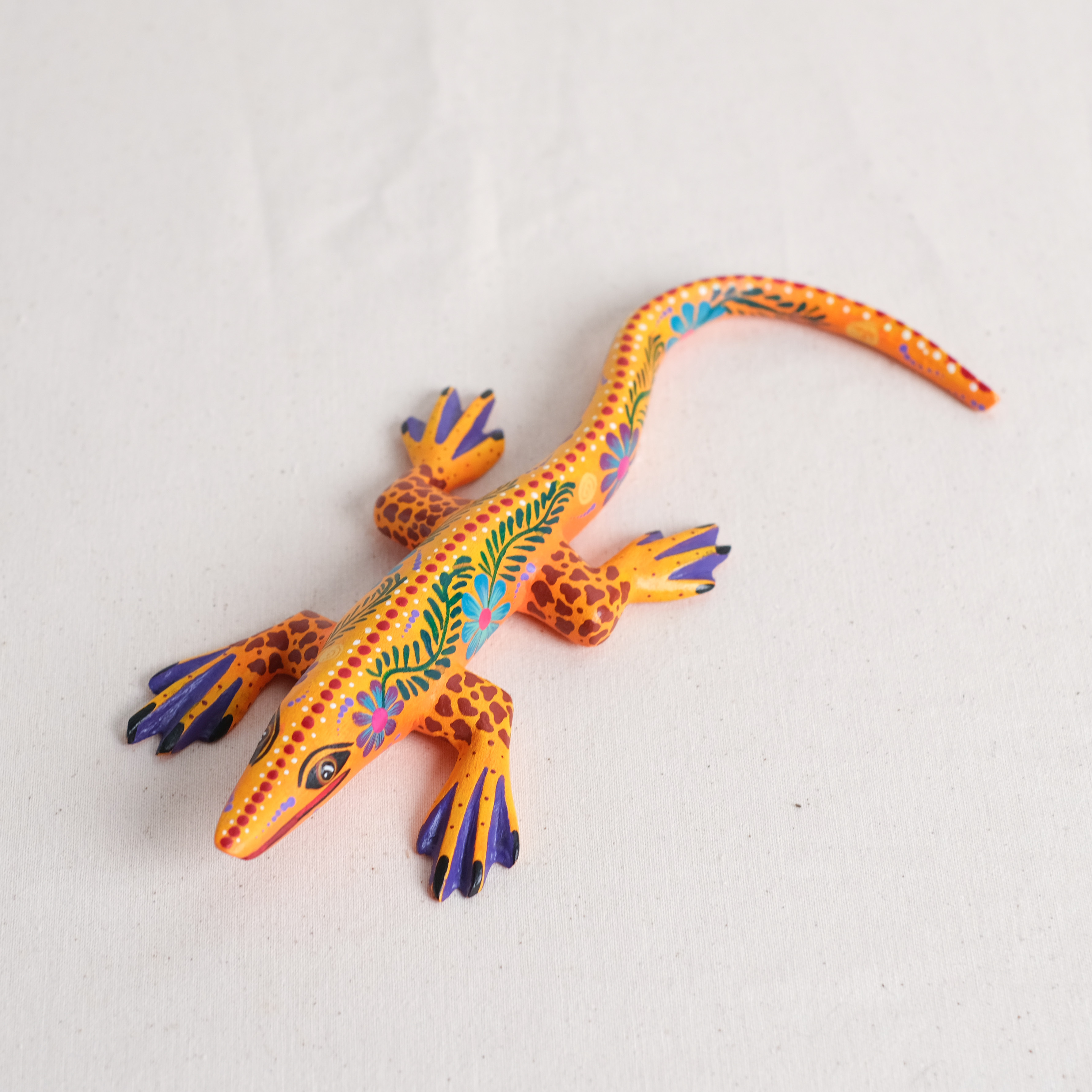 神獸手工木雕｜Iguanas 01｜墨西哥