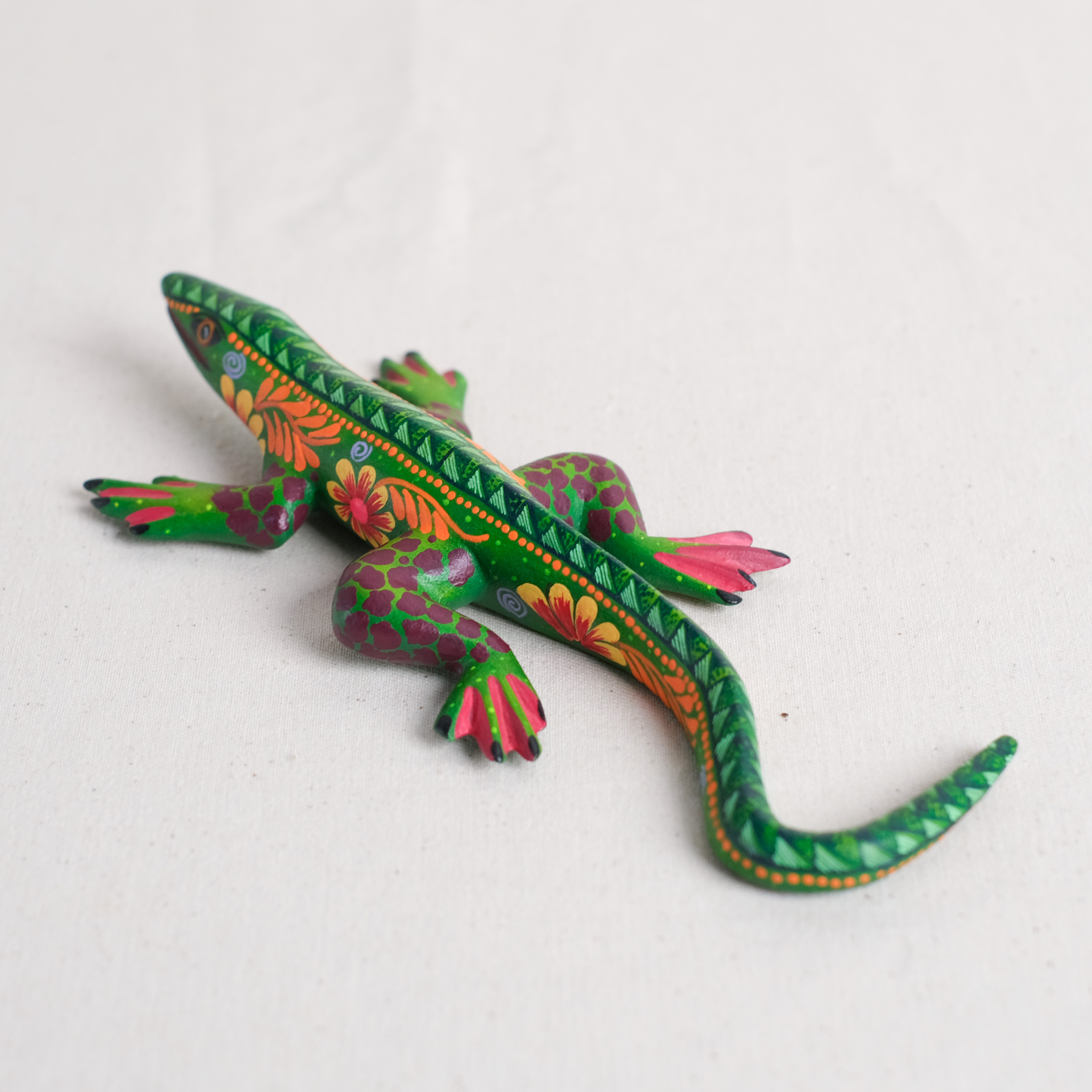 神獸手工木雕｜Iguanas 02｜墨西哥