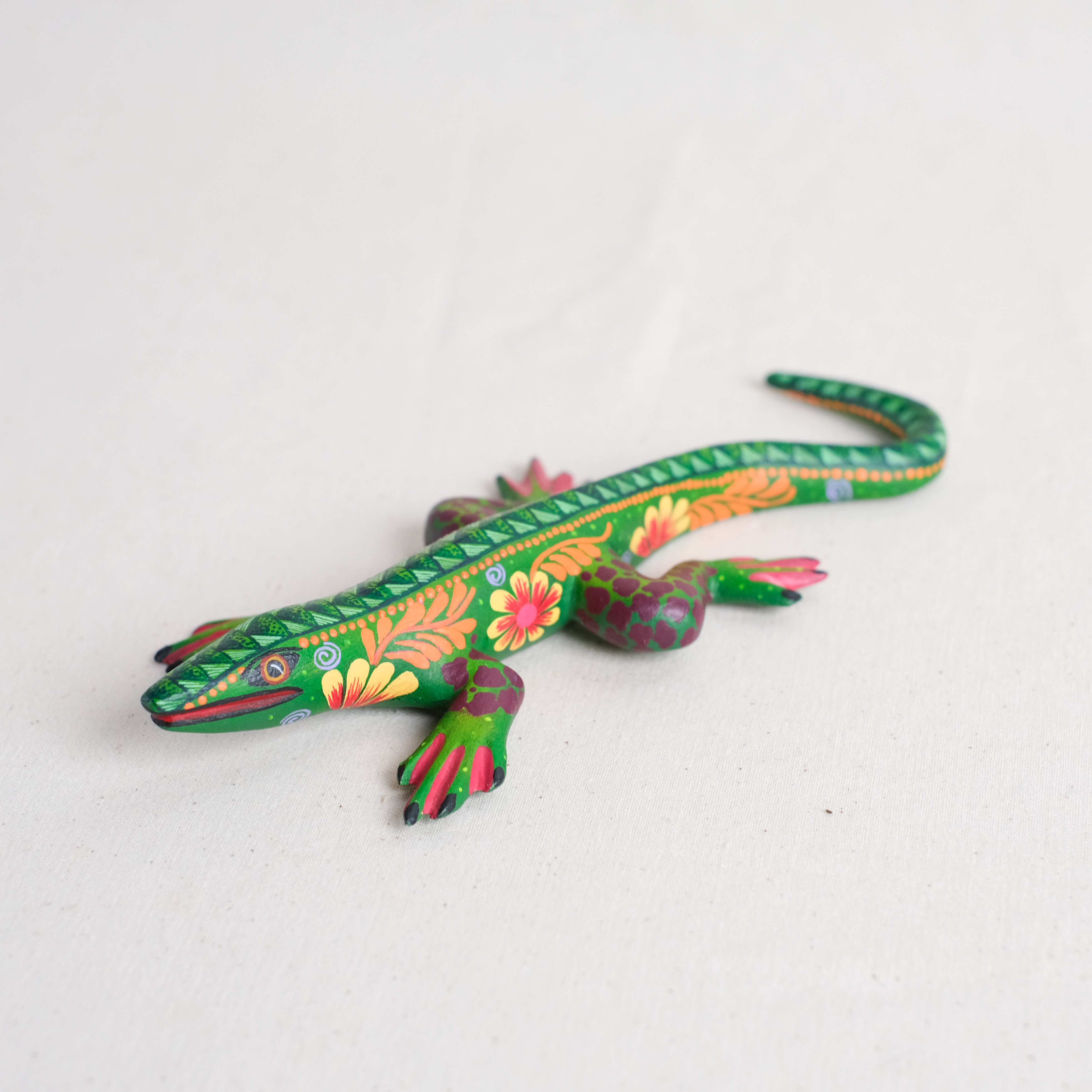 神獸手工木雕｜Iguanas 02｜墨西哥