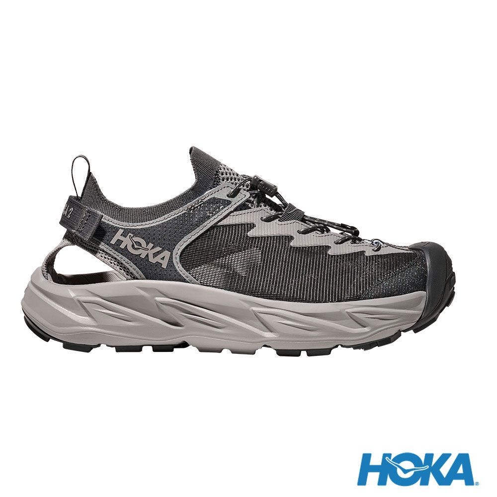 HOKA ONE ONE 男 Hopara 2 健行涼鞋 太空灰/星球灰