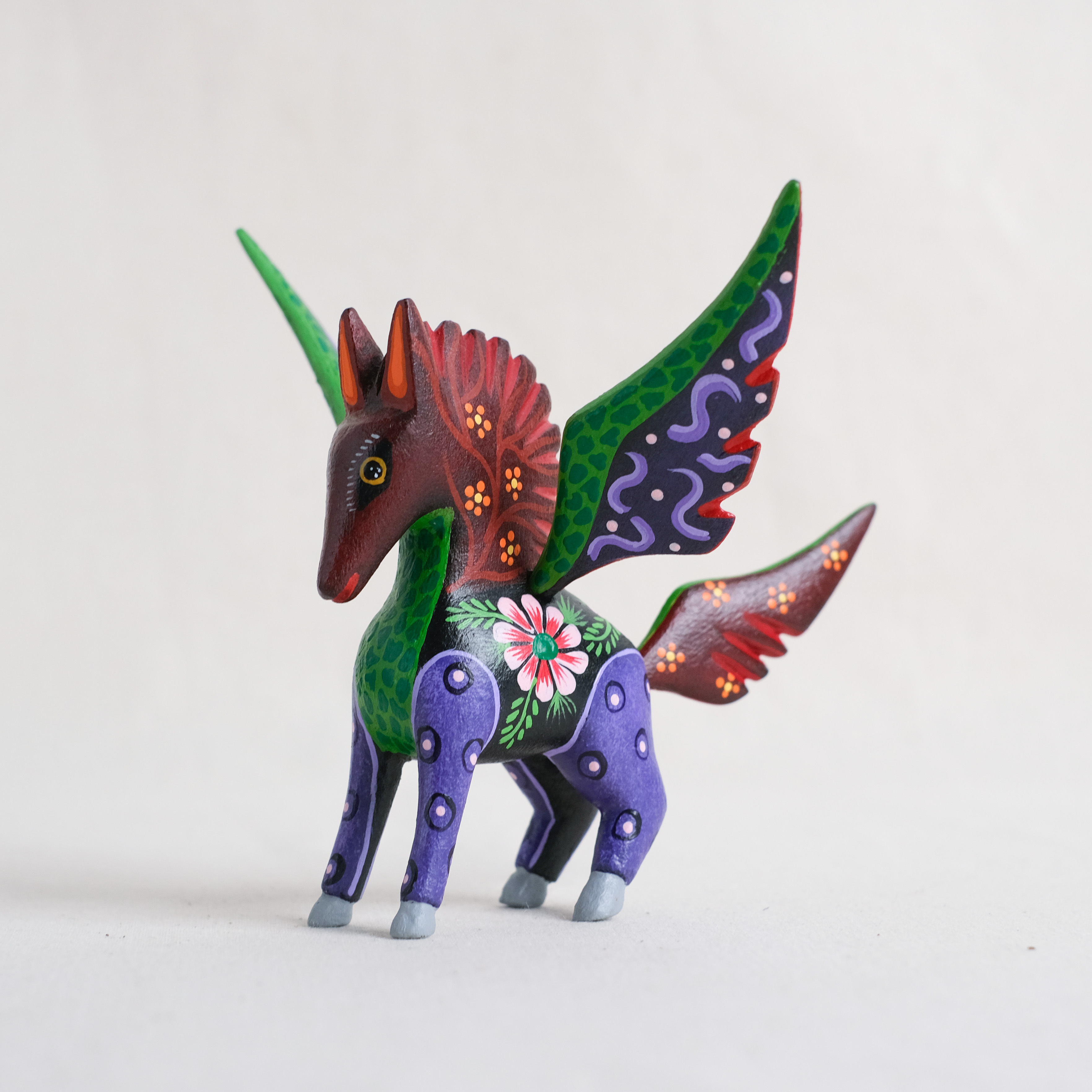 神獸手工木雕｜Pony｜墨西哥