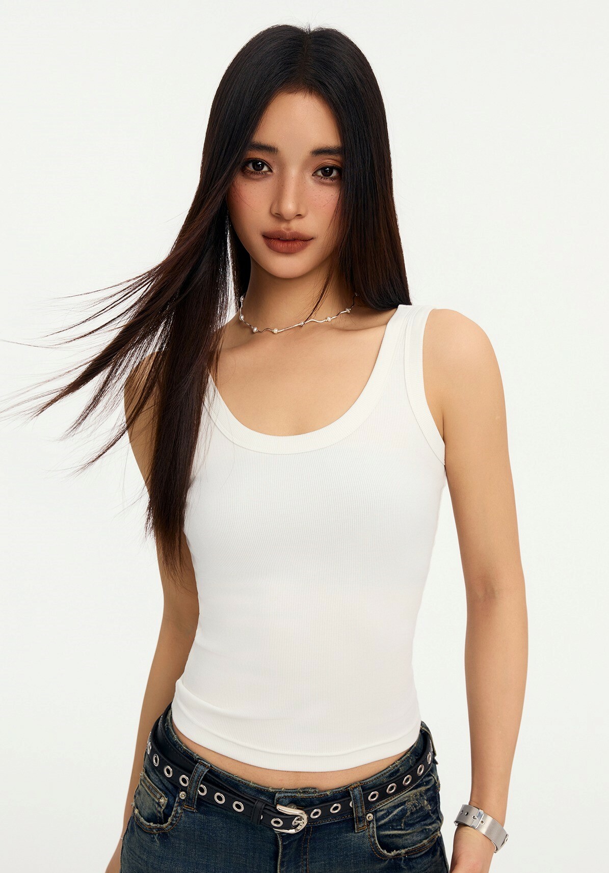 STK SmallTownKid 沙漏腰身 修身打底 辣妹背心